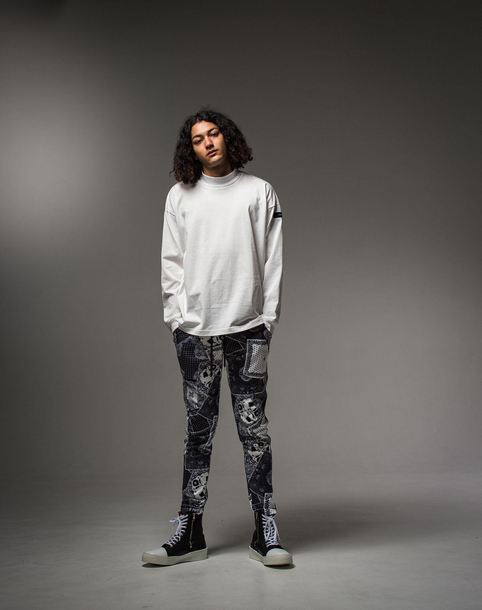 MOCKNECK LONG SLEEVE / RC23-T-008 / モックネック長袖Tシャツ※