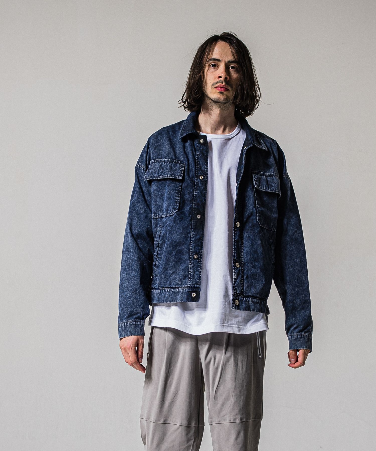 FIELD SHIRT JK / RC39-SH-004 / ミリタリーシャツジャケット / ブラック (2月中旬入荷予定)