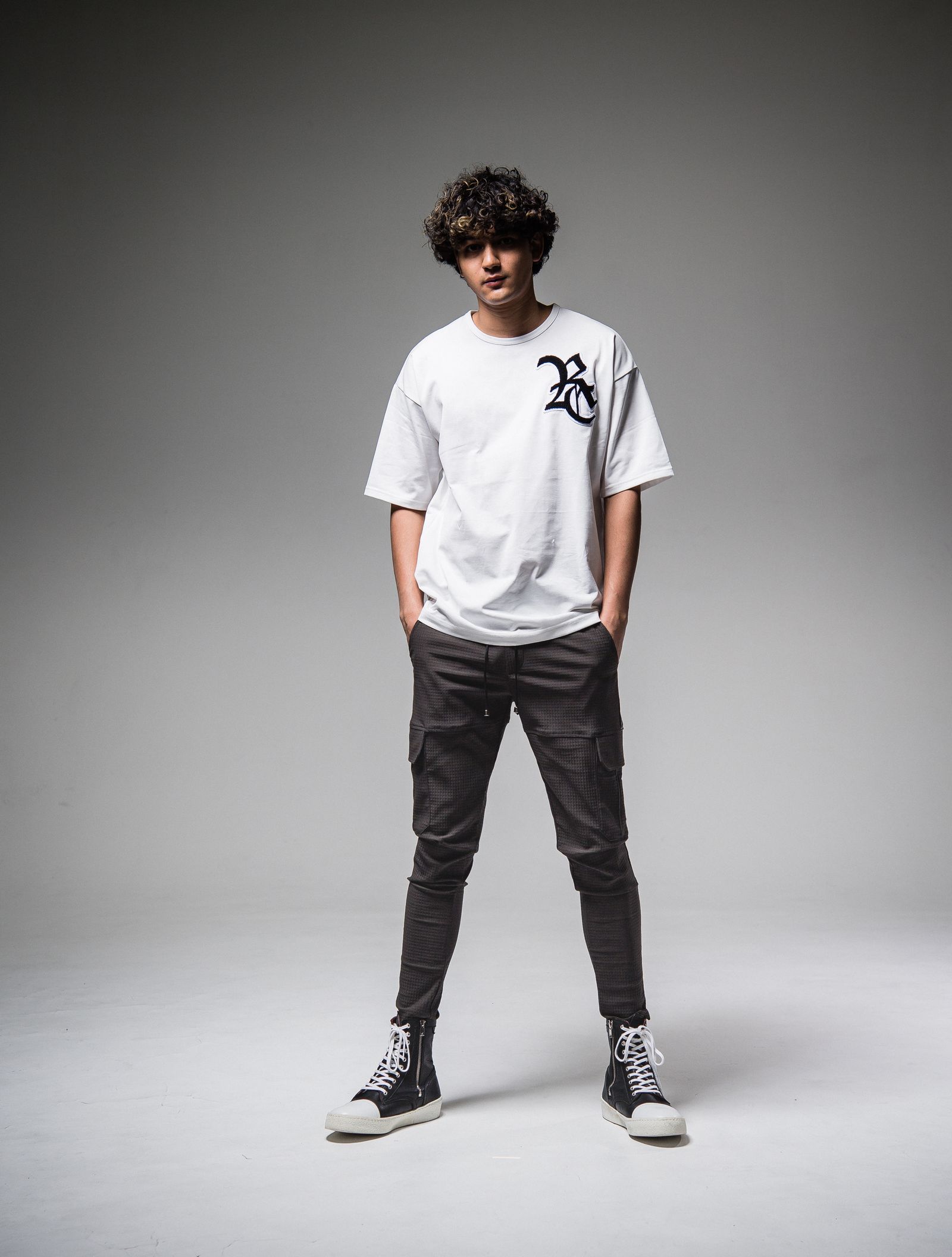 RC CHENILLE LOOSE TEE / RC25-T-004 / ビッグTシャツ / ホワイト ※