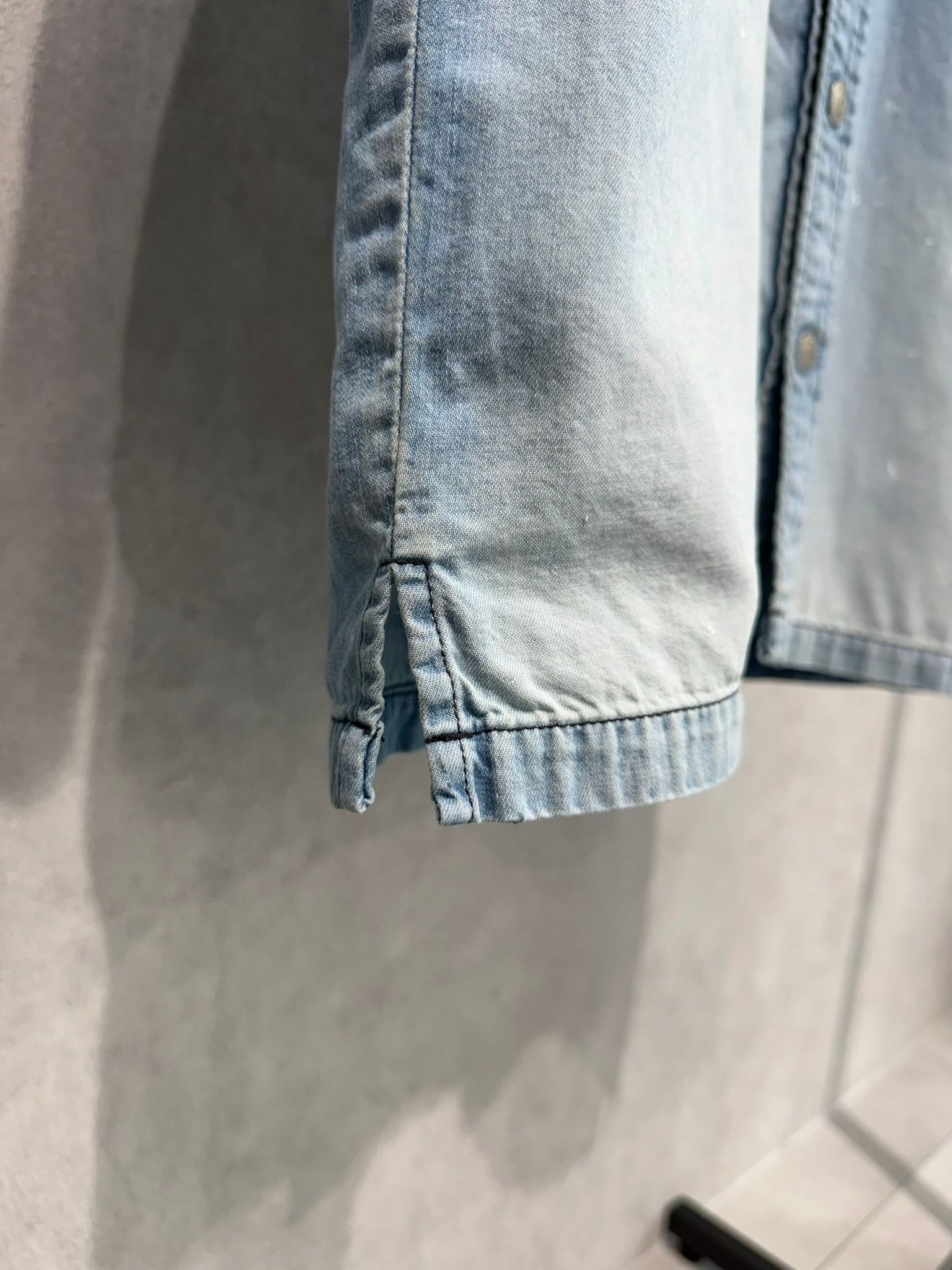 HALF DENIM SHIRTS / RC40-SH-002 / デニム半袖シャツ / ライトインディゴ