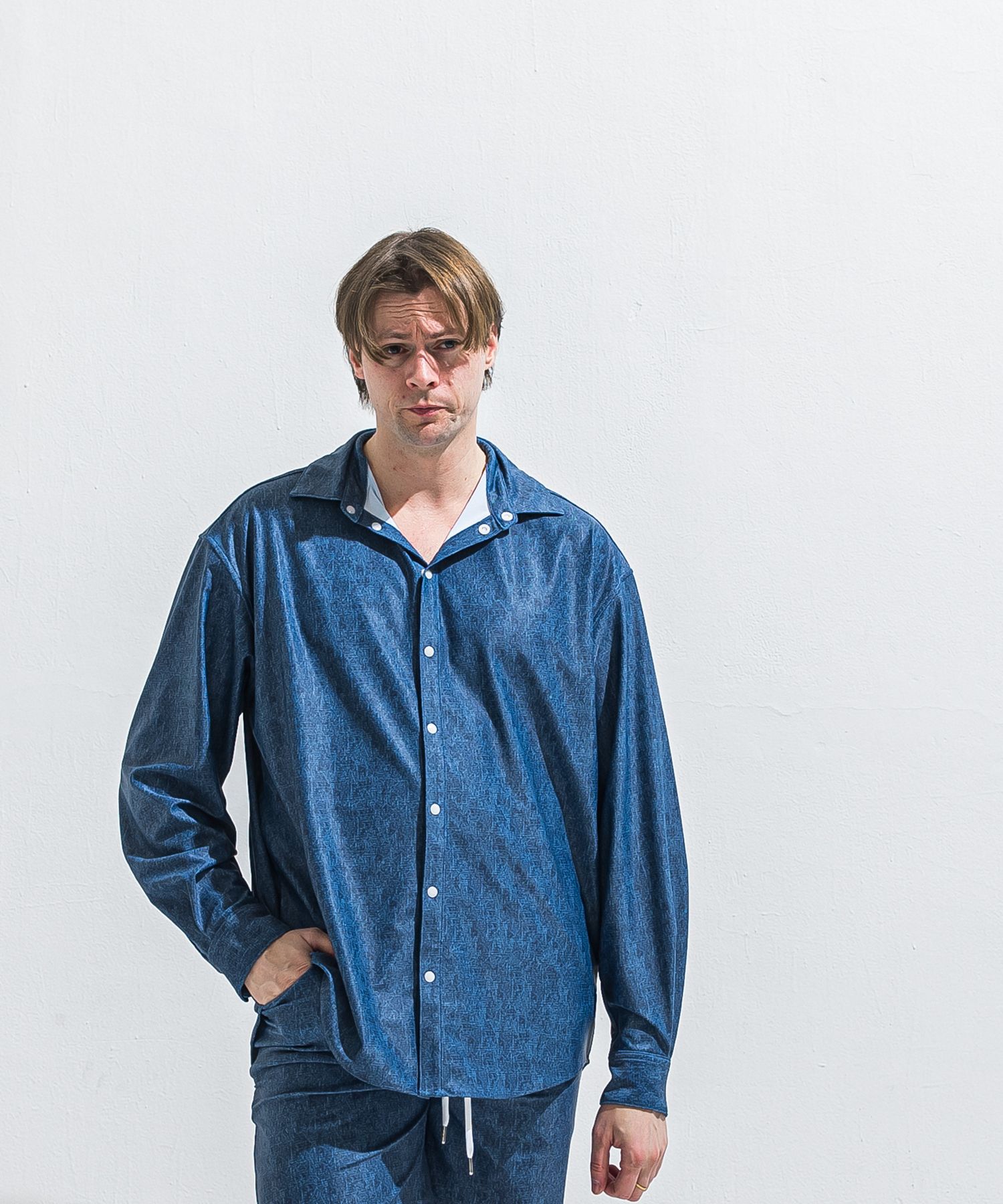 RUSH JACK SHIRTS / RC40-SH-001 / オーバーサイズラッシュガードシャツ / ダークインディゴ (5月中旬入荷予定)