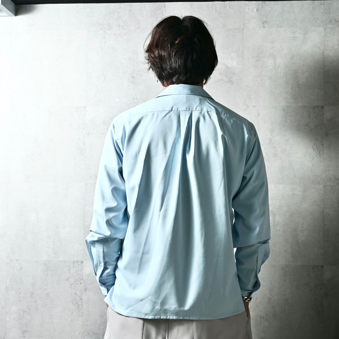 GUAYABERA SHIRTS / DP1-SH-002 / キューバシャツ / サックス (3月中旬入荷予定)