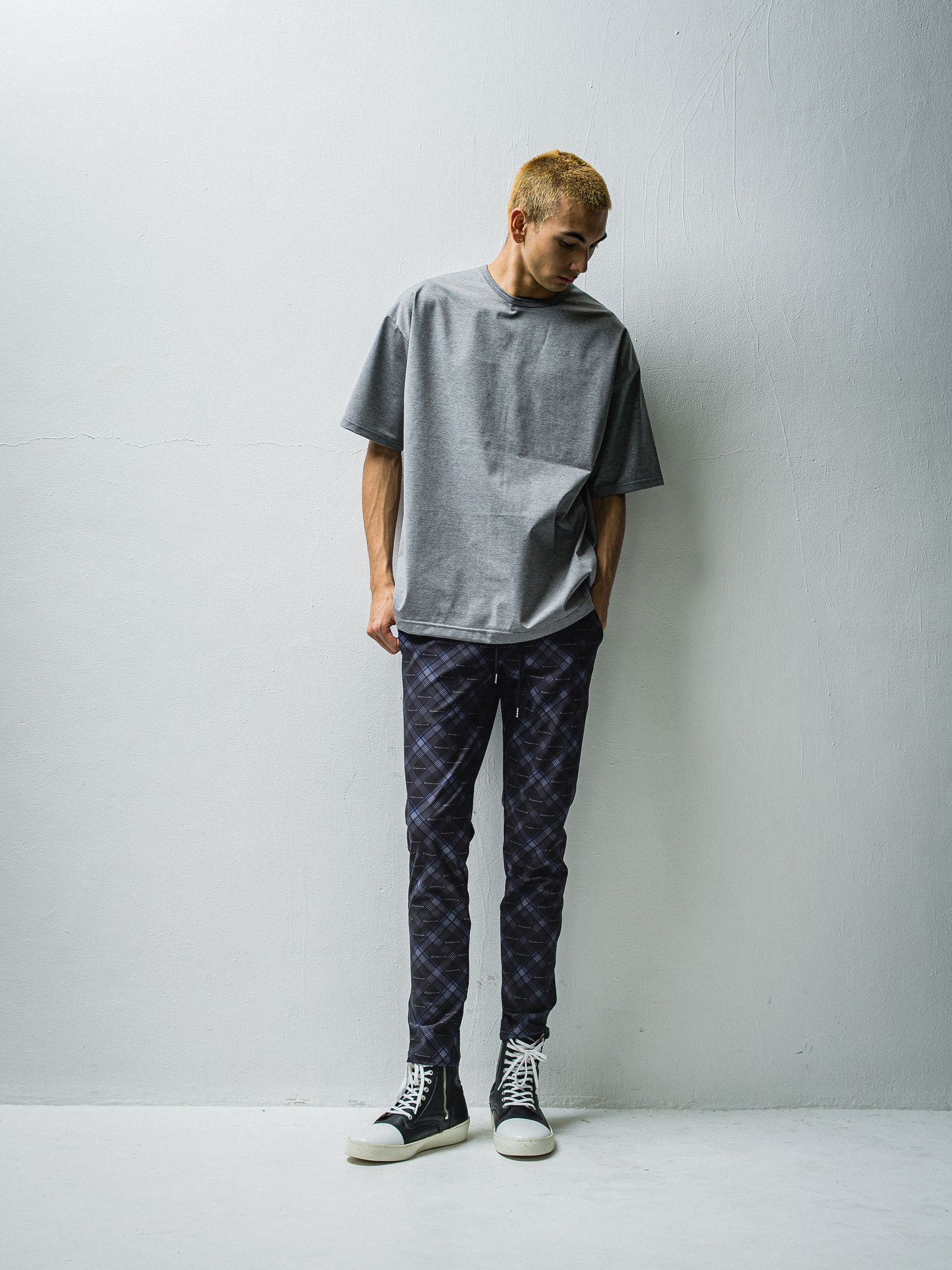 CHRIS EASY PANTS / RC27-ST-016 / チェックイージーパンツ / チェックブラック