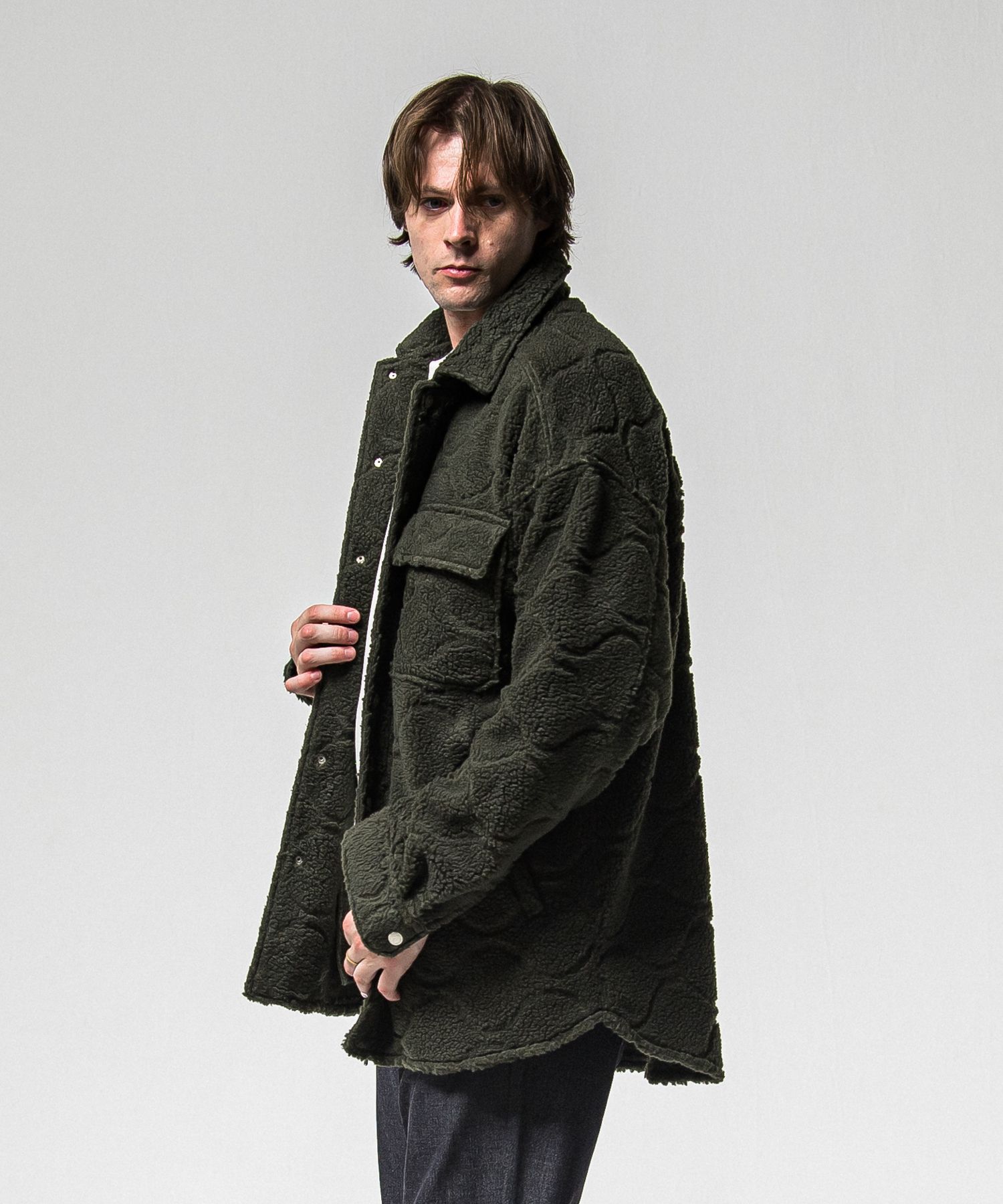 CPO BOA SHIRTS JK / RC38-JK-006 / ボアCPOシャツジャケット / カーキ (11月上旬入荷予定)