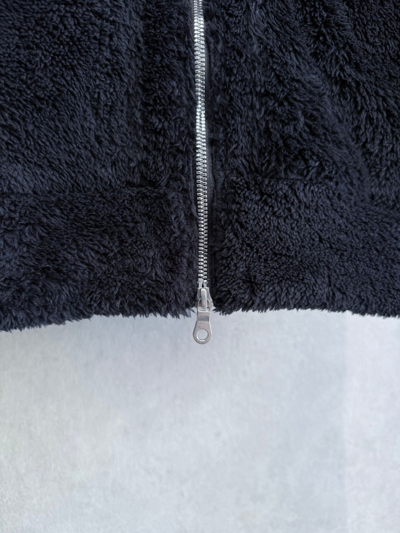 BOA ZIP LOOSE HOODIE / RC38-C-007 / ボアジップパーカー / ブラック