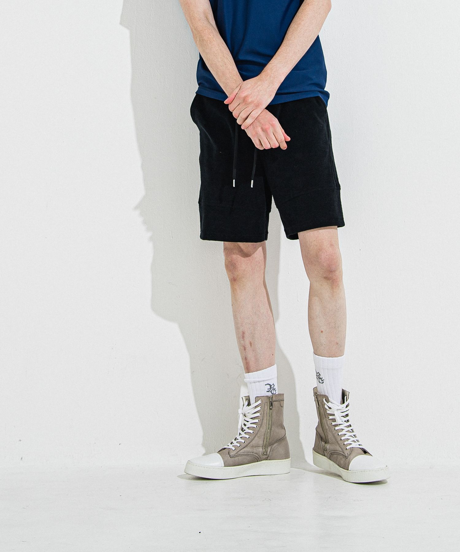 TYLER PILE SHORTS / RC36-HP-001 / パイルラインショーツ / ブラック
