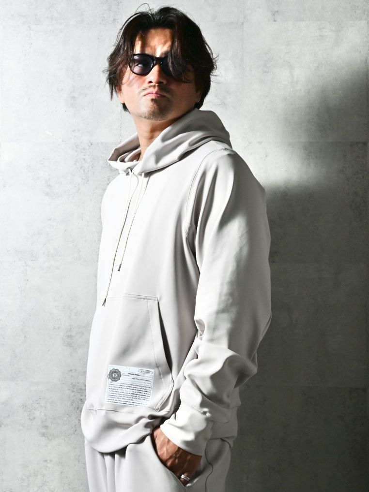 WILL PULLOVER HOODIE / DP1-C-001 / ウィルプリントプルオーバーパーカー / グレージュ (2月上旬入荷予定)