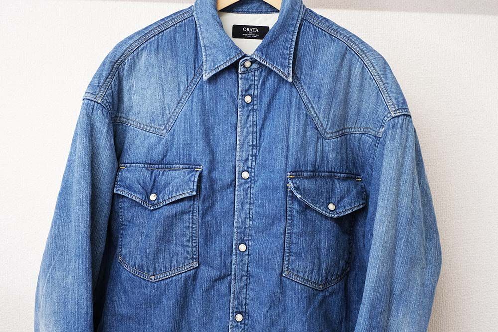 WESTAN SHIRT COAT / OR1-JK-006 / ウエスタンシャツコート / インディゴユーズド (12月中旬入荷予定)