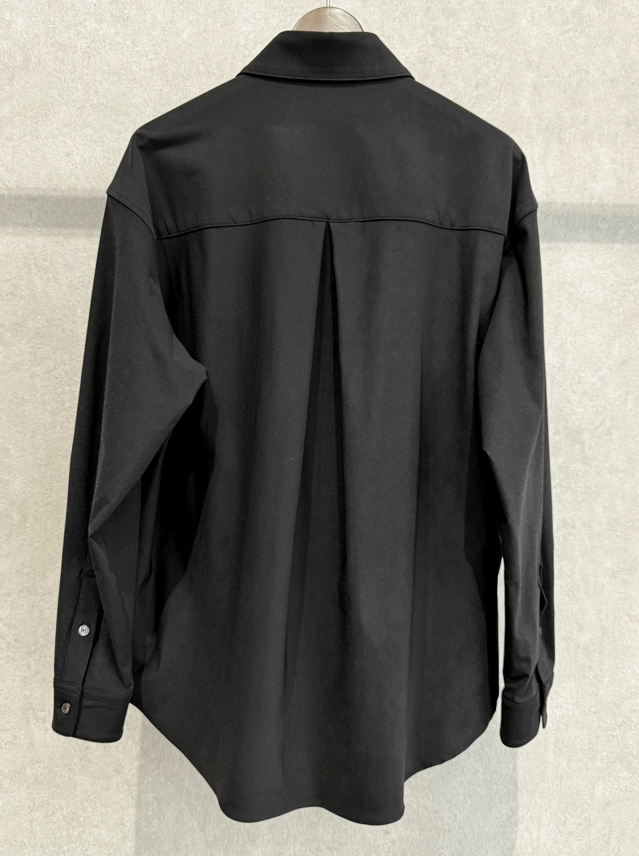 NYLON JACK SHIRTS / RC39-SH-001 / オーバーサイズナイロンシャツ / ブラック