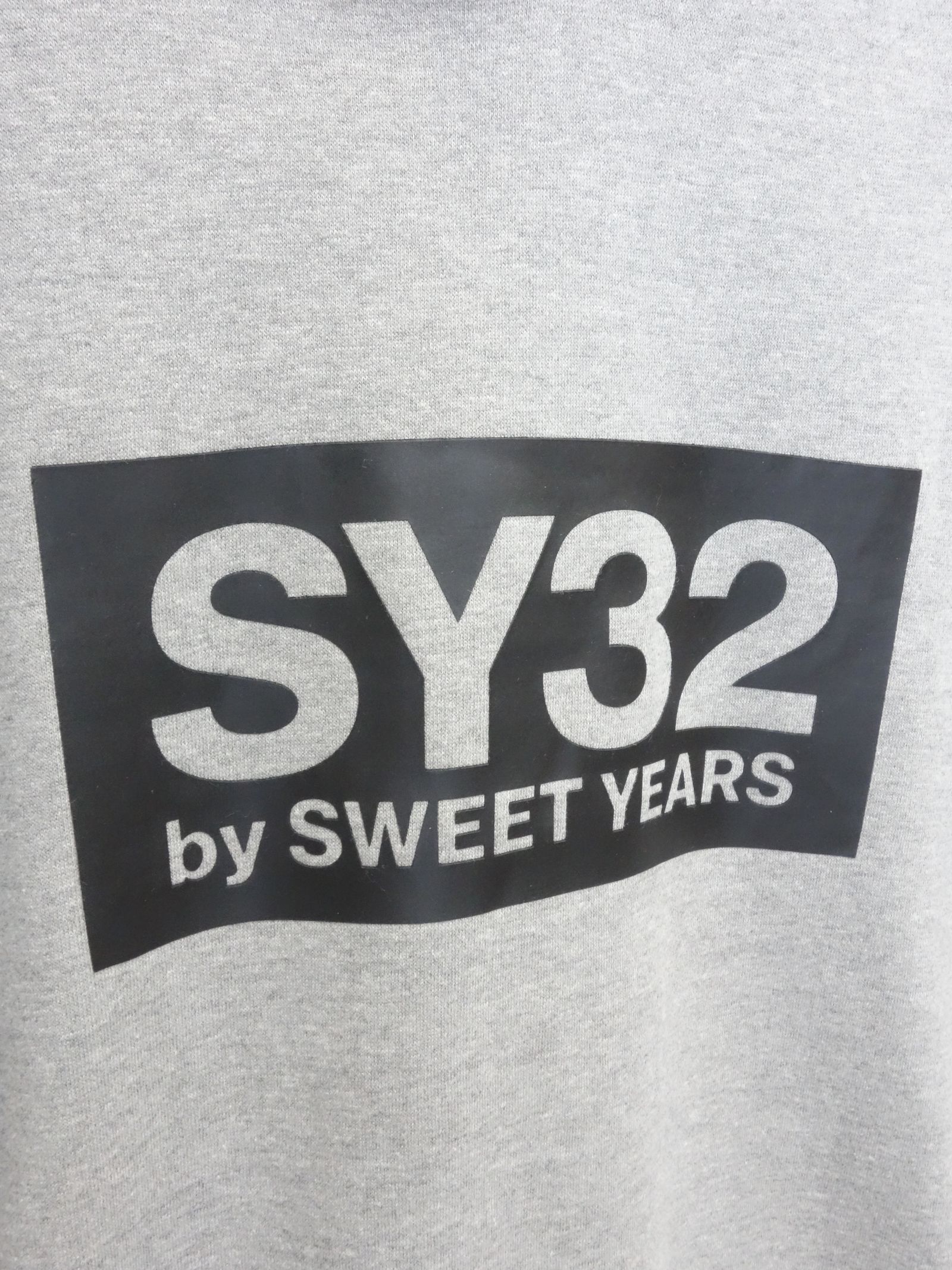 SY32 by SWEET YEARS - BOX LOGO BIG SILHOETTE HOODIE / 10512 
