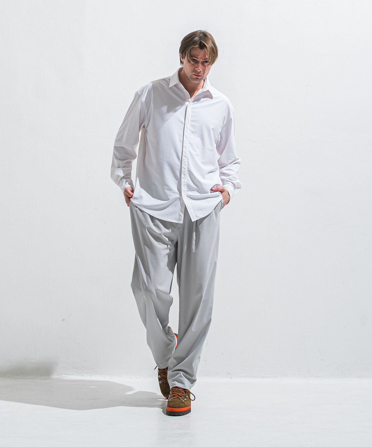 BEN PANTS / RC40-ST-038 / スーパーワイドパンツ / グレー (5月中旬入荷予定)