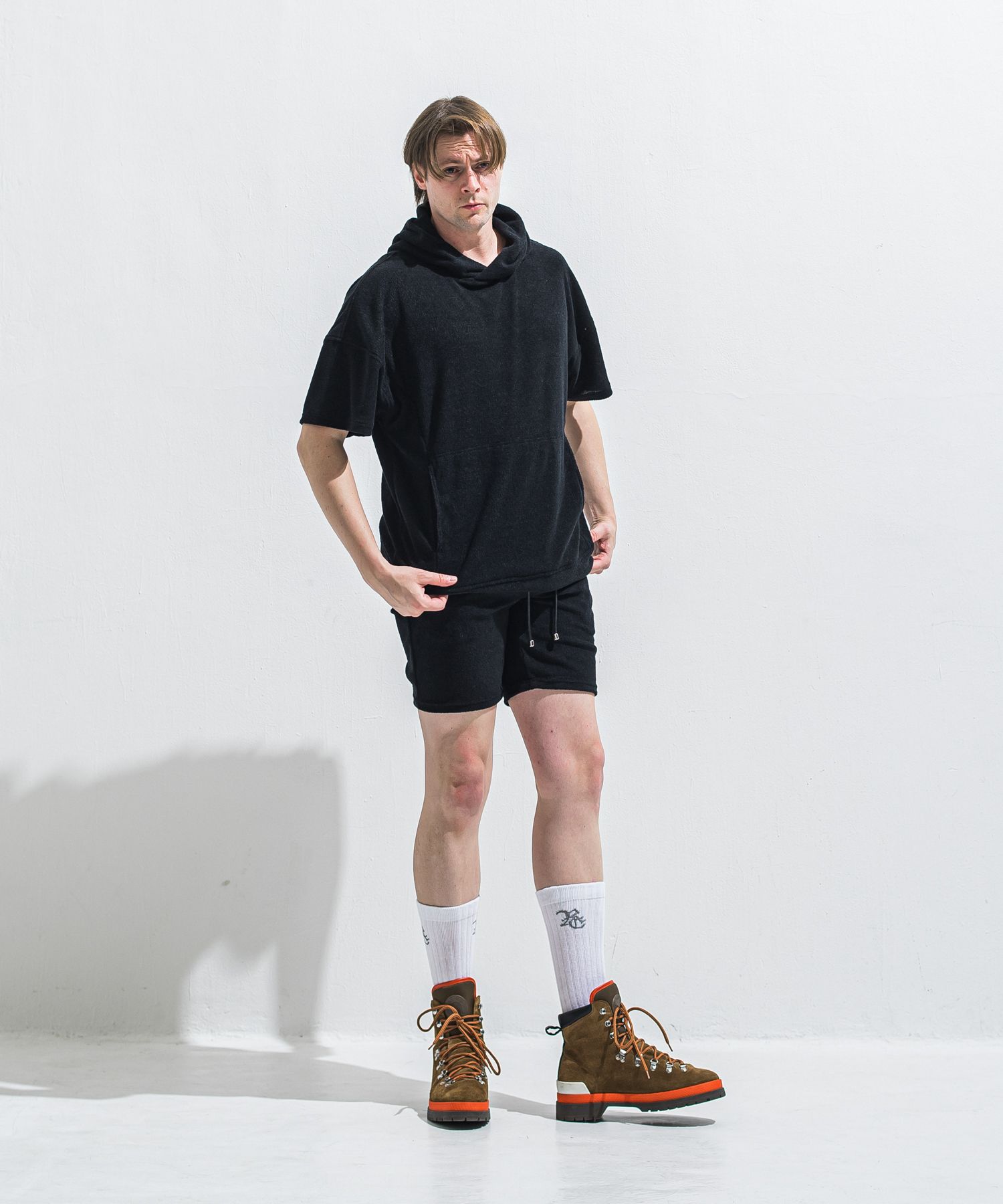 VINTAGE PILE SHORTS / RC40-HP-001 / パイルショーツ / ブラック (5月中旬入荷予定)