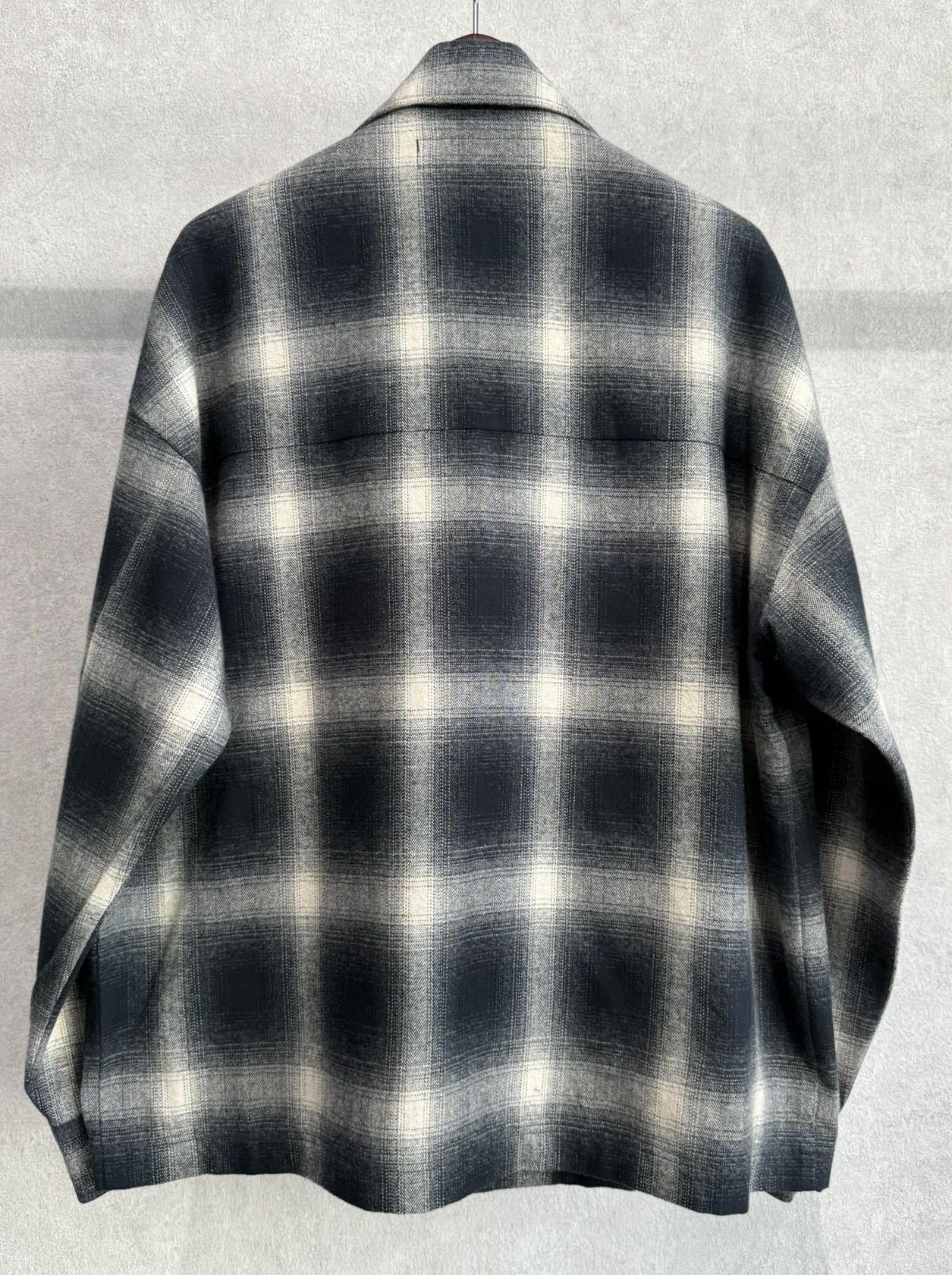 FLANNEL CHECK JK / RC38-JK-007 / フランネルチェックCPOジャケット / ブラック