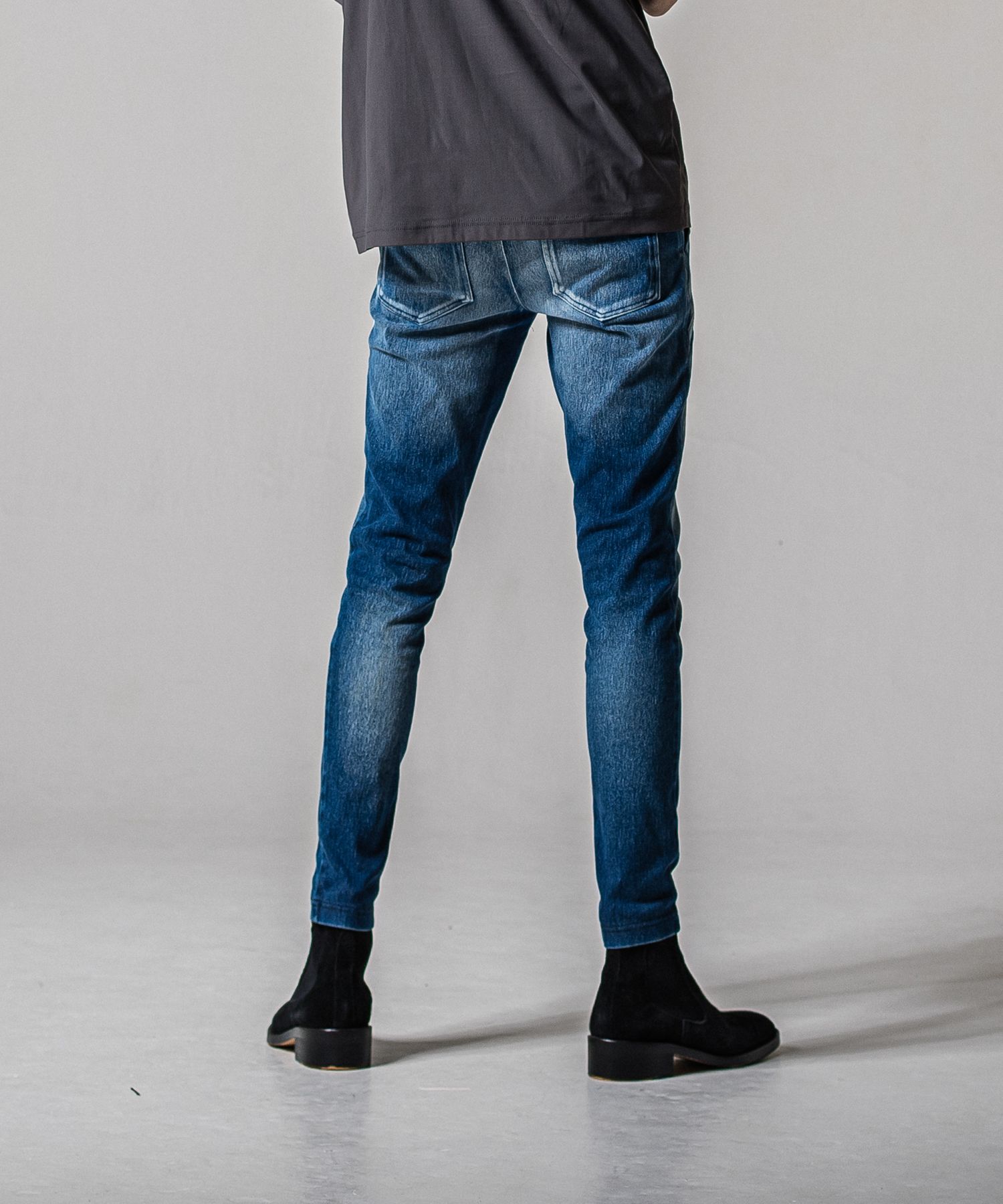 EX DENIM JERSEY EDGE PT / RC39-ST-014D / デニムジャージラインパンツ / ダークインディゴ (2月上旬入荷予定)