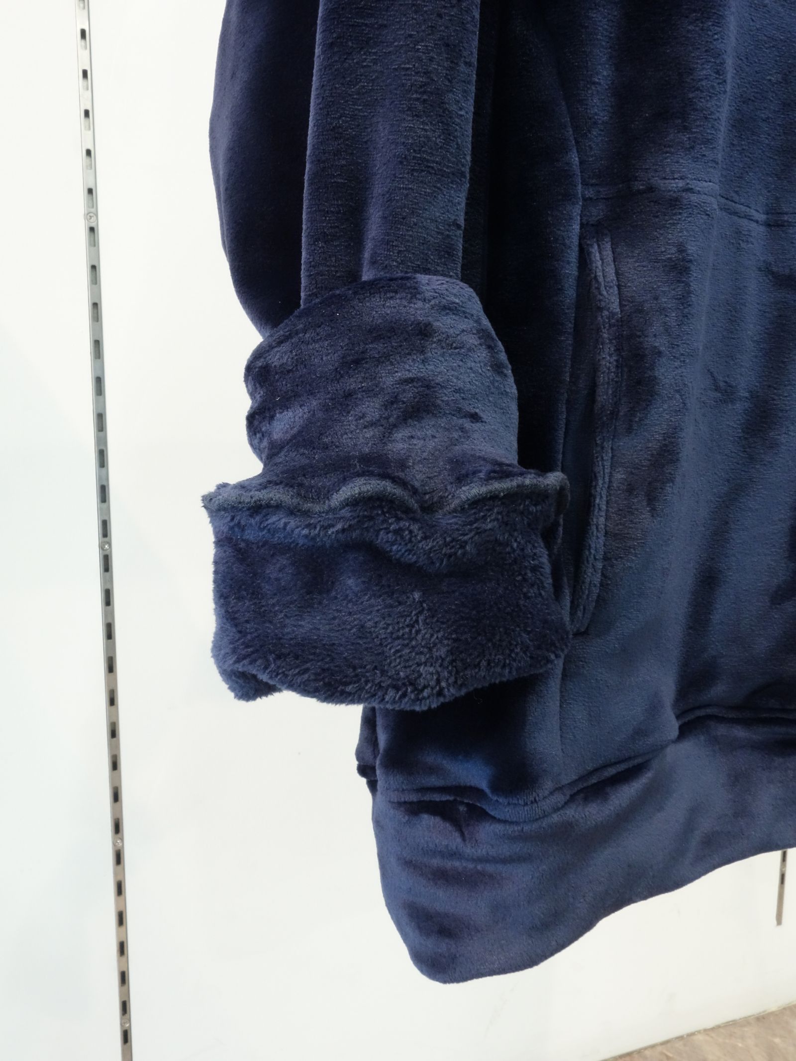 DOUBLE VELOURS FLEECE LOOSE HOODIE / RC22-C-006 / ベロアフリースパーカー