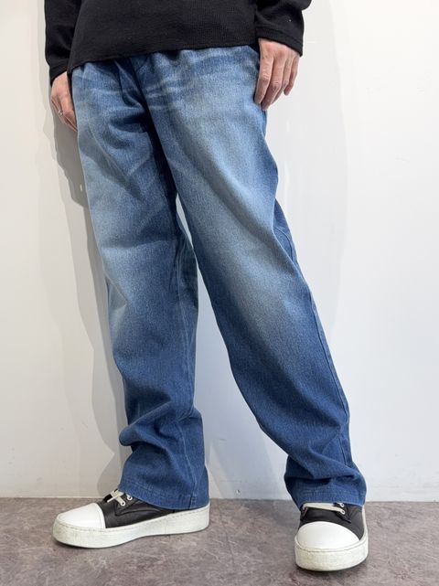EX DENIM JERSEY WIDE PT / RC35-ST-016WTD / デニムジャージワイドパンツ / ダークインディゴ