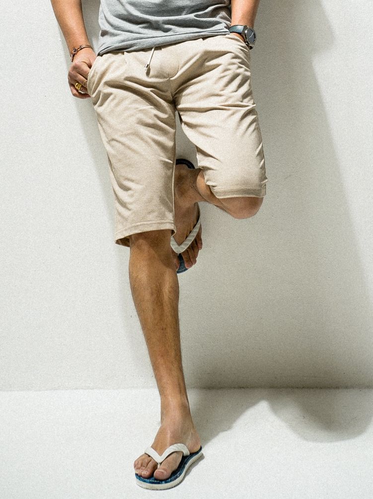 OX TUCK EASY SHORTS / RC8-HP-011 / オックスイージーショーツ / ベージュ