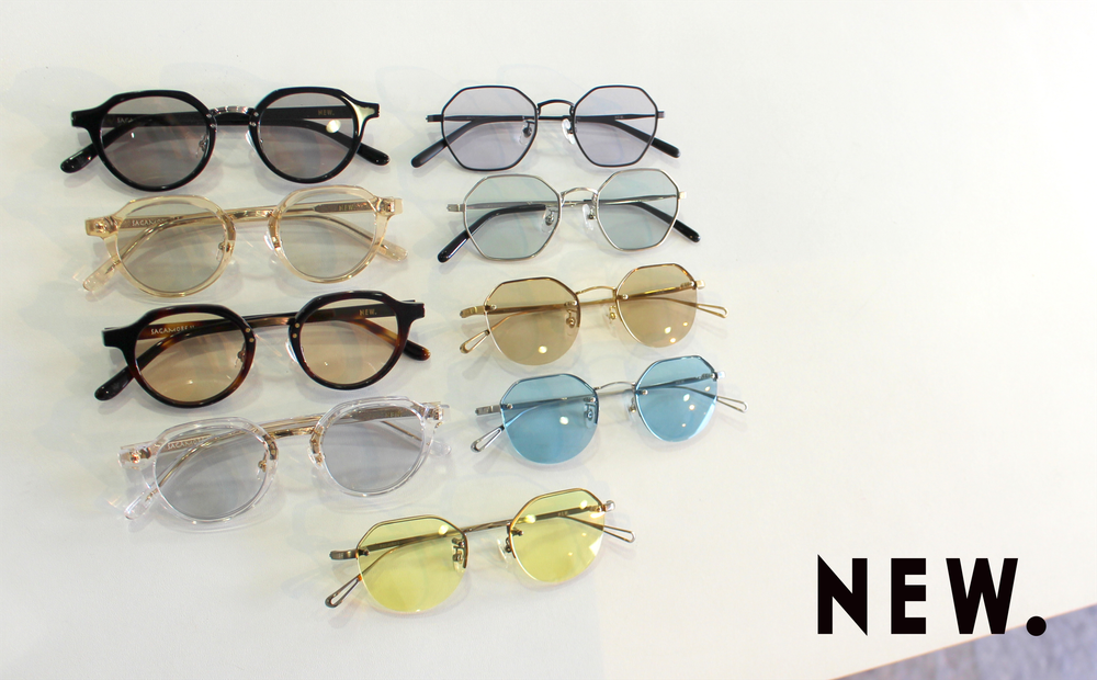 アイウェアブランド【NEW.】 人気の完売モデル再入荷