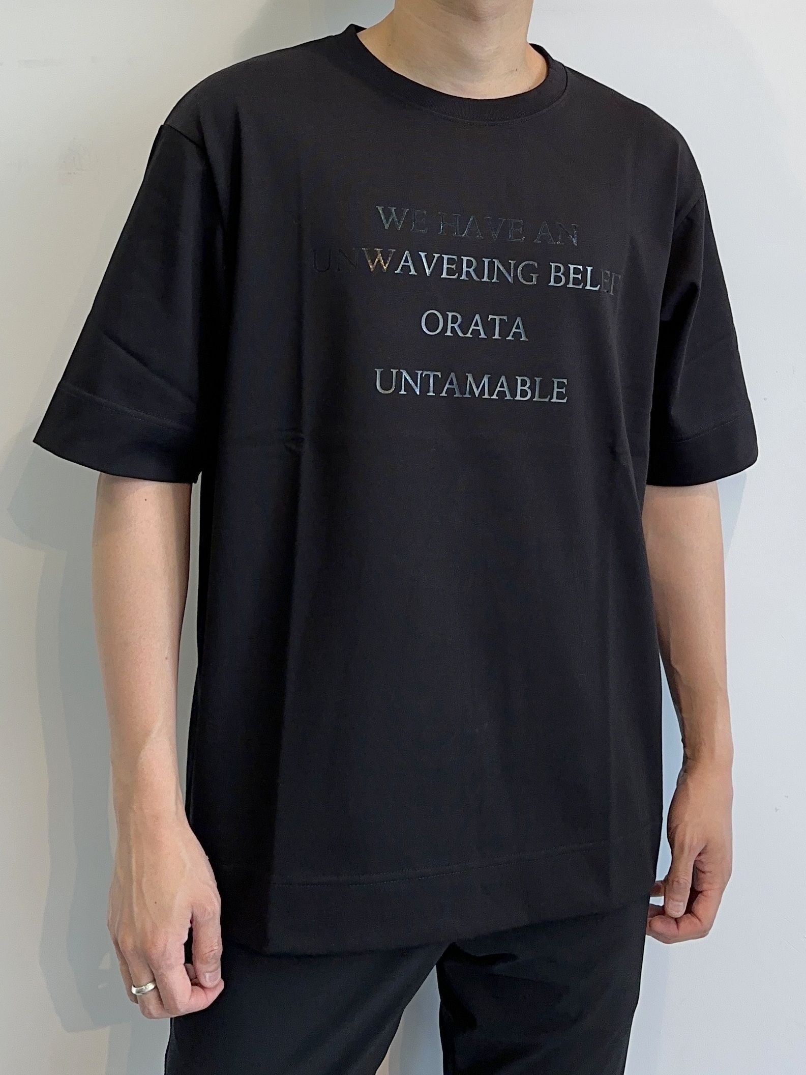 CONCEPT CREW T / OR2-T-005 / プリントTシャツ / ブラック