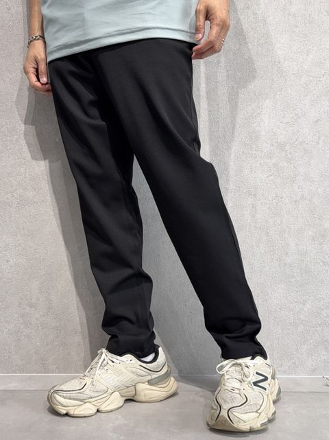 PAT WIDE EASY PANTS / RC36-ST-036BN / ワイドテーパードパンツ / ブラック