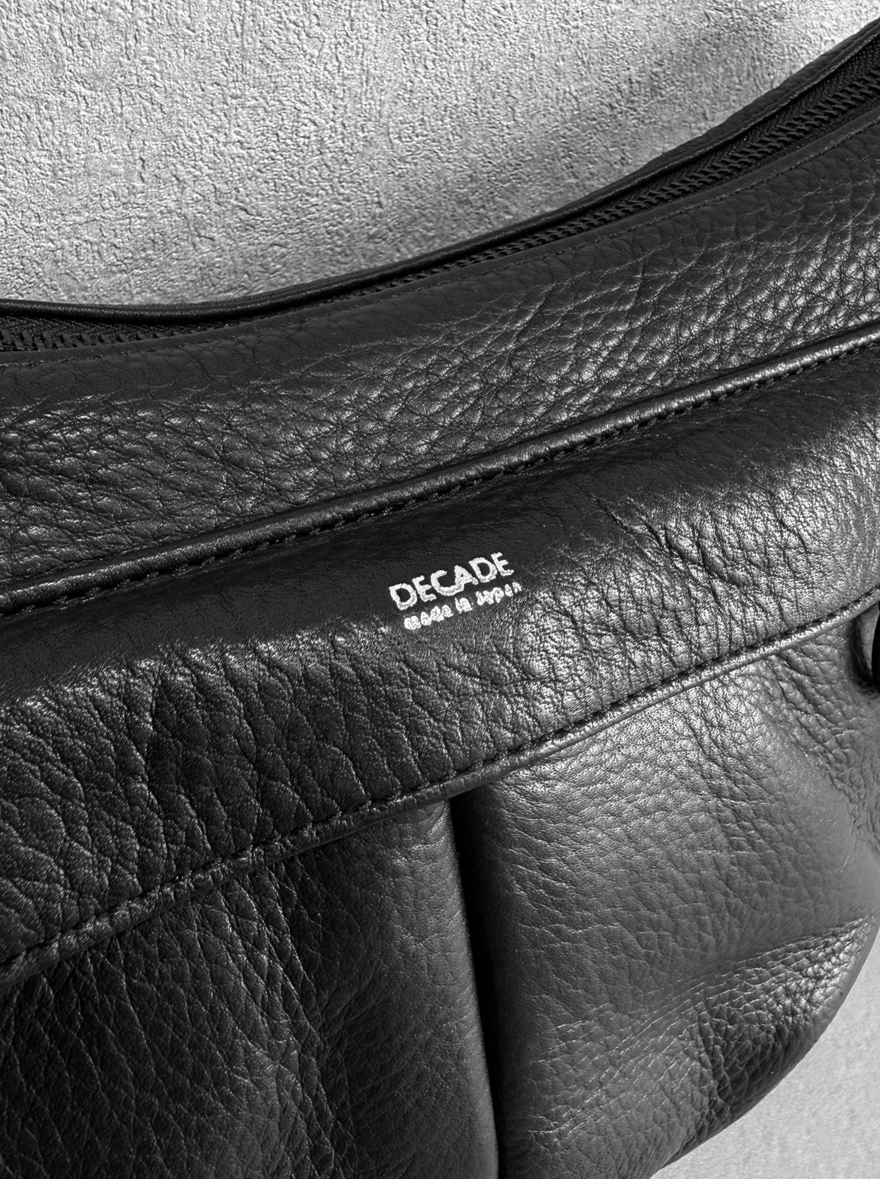 オイルドカウレザー ミニショルダーバッグ / DCD-01542B / ブラック×ブラック