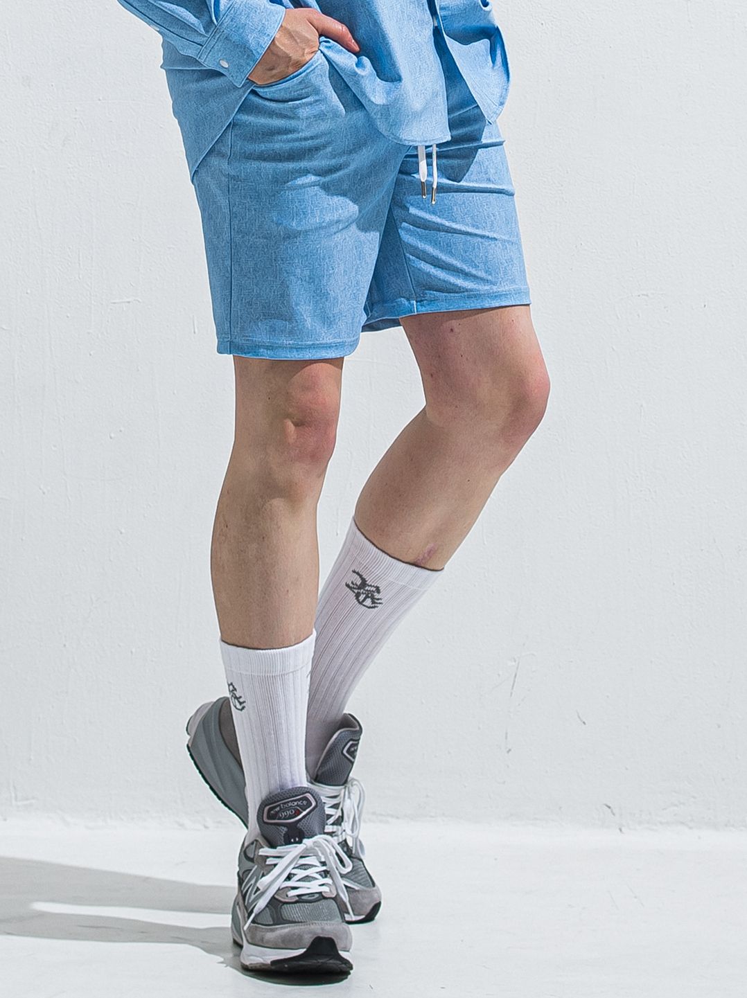 RUSH SHORTS / RC40-HP-003 / ラッシュガードデニムショーツ / ライトインディゴ (5月下旬入荷予定)