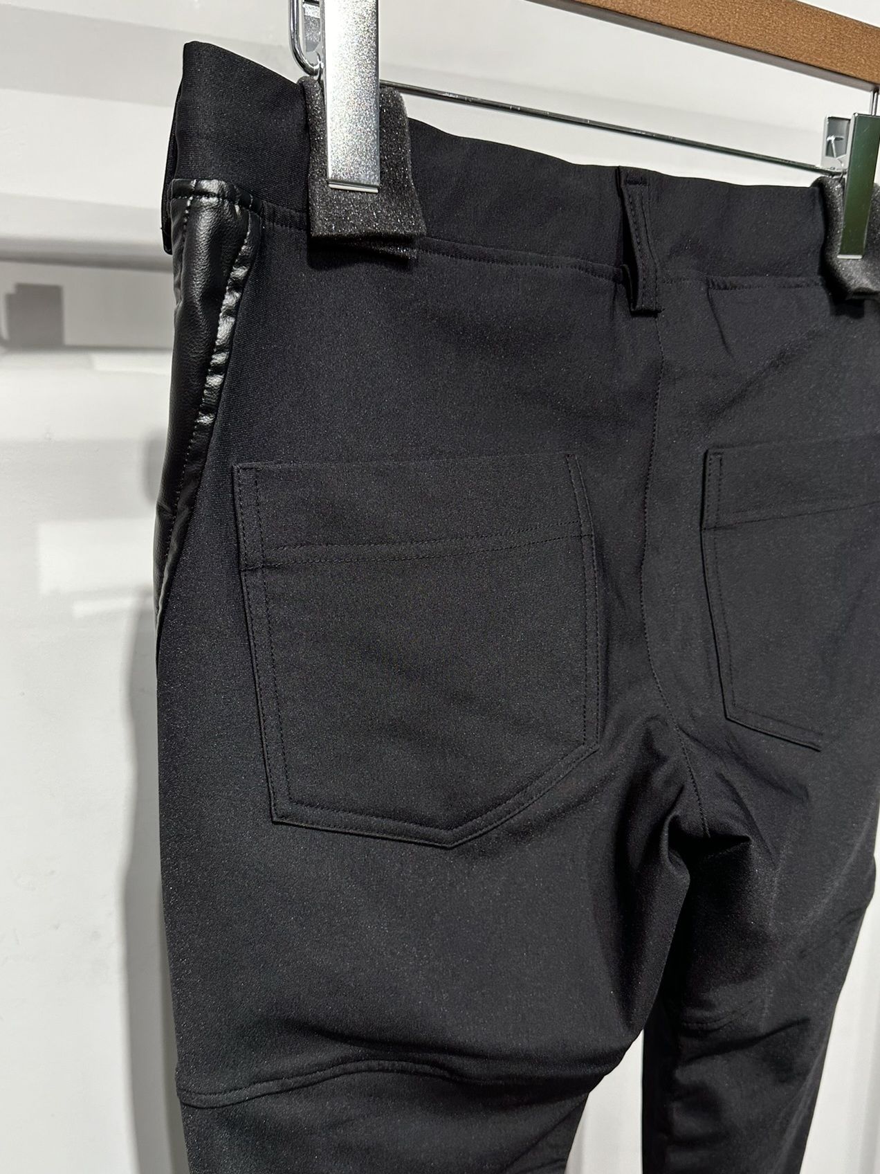 TYLER PANTS / RC34-ST-026H / 裏起毛レザーラインイージーパンツ / ブラック