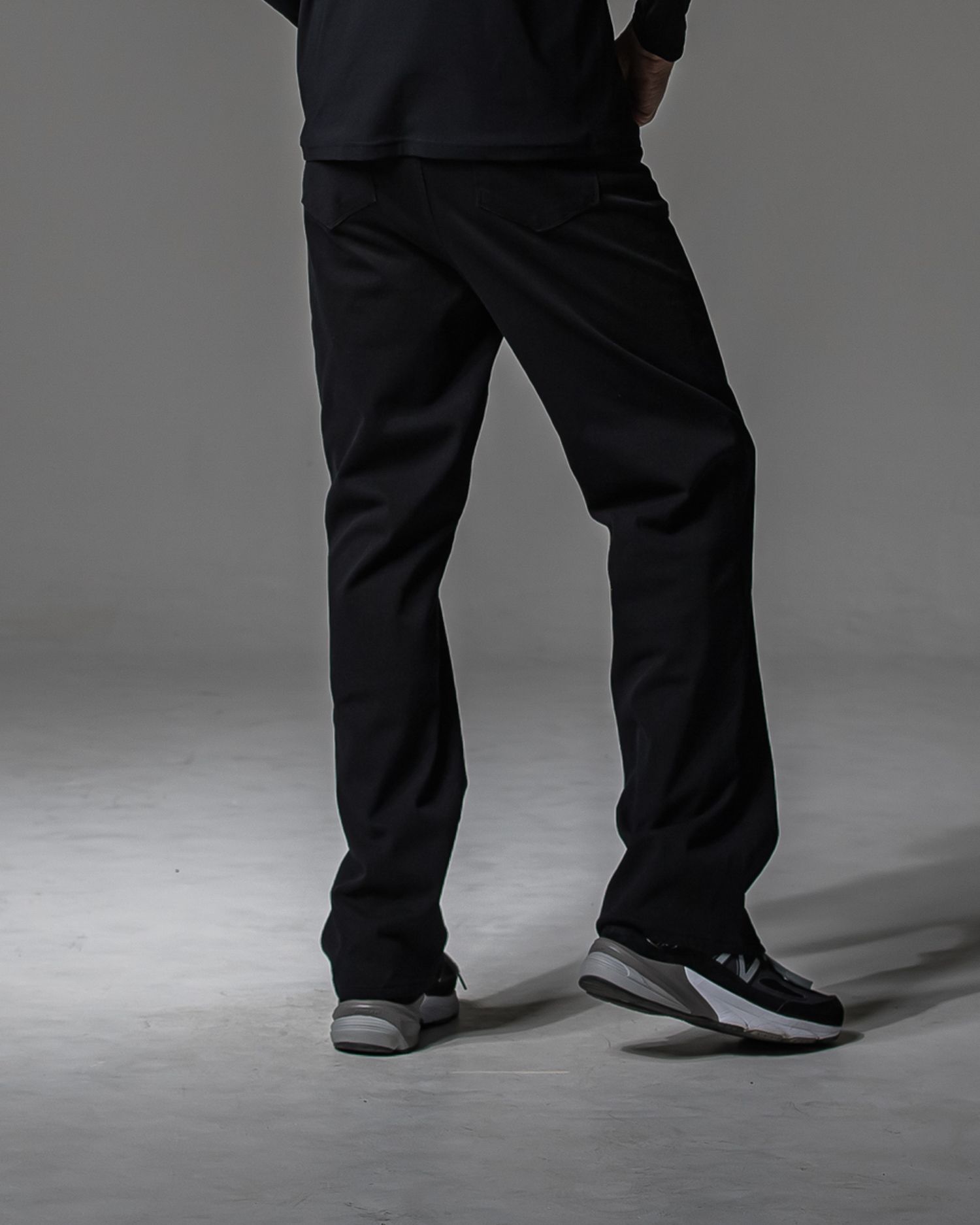 KING DENIM JERSEY / BASIC-ST-005 / デニムジャージ バギーワイドパンツ / ブラック