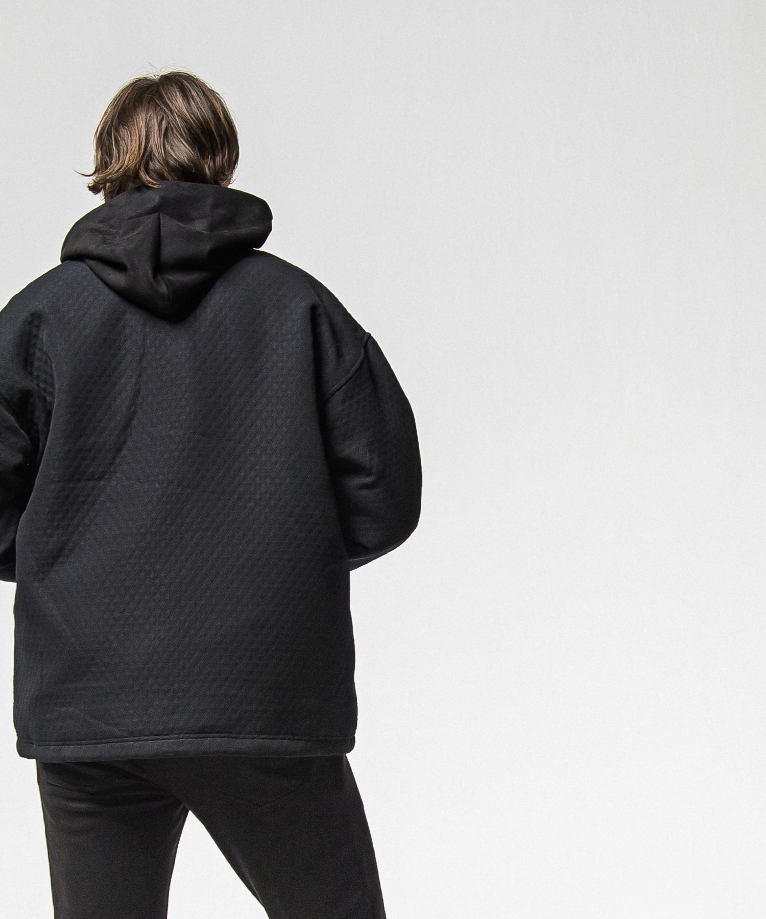 FUR COACH JK / RC38-JK-005 / キルティングファーコーチジャケット / ブラック (11月中旬入荷予定)