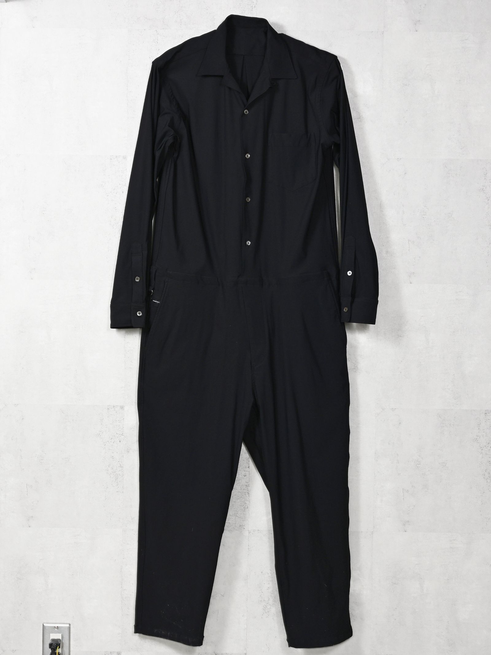 RAGE NYLON ALL IN ONE / DP1-TN-002 / 長袖シャツオールインワン / ブラック (3月中旬入荷予定)