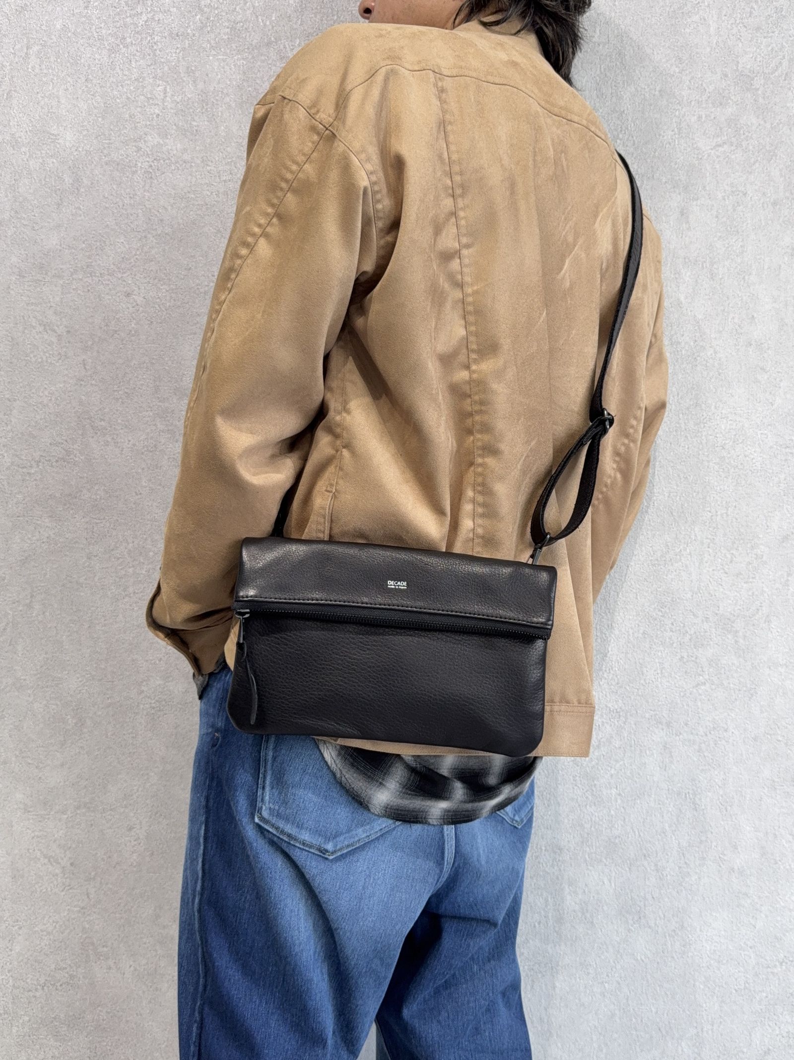 2WAY クラッチショルダーバッグ / DCD-01144B / ブラック×ブラック