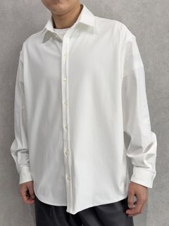 NYLON JACK SHIRTS / RC39-SH-001 / オーバーサイズナイロンシャツ / ホワイト