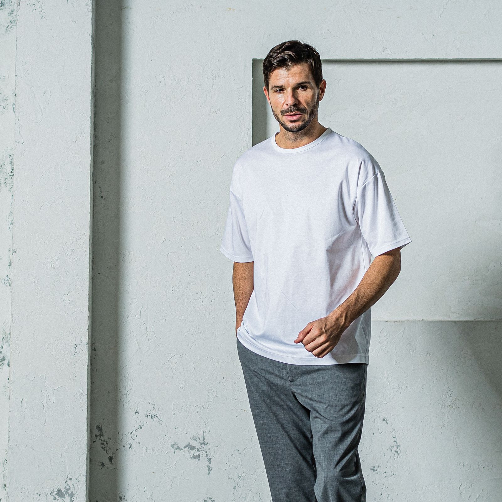 FINEST BASIC LOOSE T / RC35-T-007 / 最高品質コットンビッグTシャツ / ホワイト