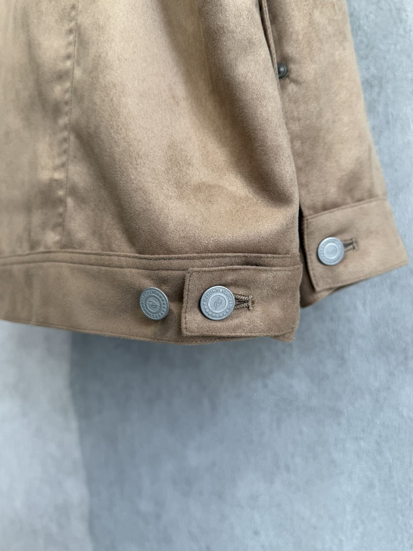 LEATHER OVER 2ND G / RC37-JK-005 / スエードエコレザー2ND型Gジャン / ベージュ