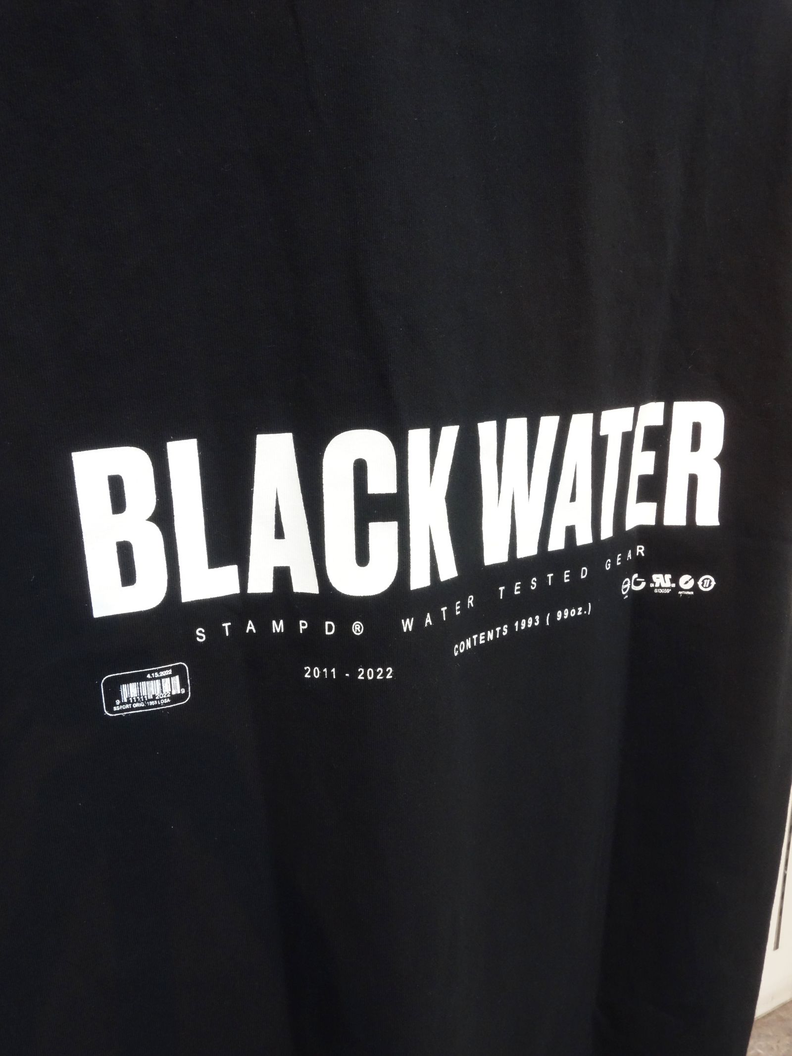 BLACK WATER RELAXED TEE / SLA-M2857TE / ビッグTシャツ