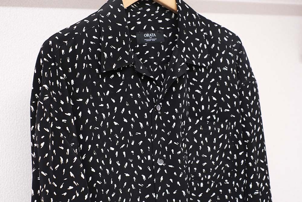 RR LEOPARD SHIRT / OR1-SH-001 / レオパードシャツ / ブラック (1月上旬入荷予定)