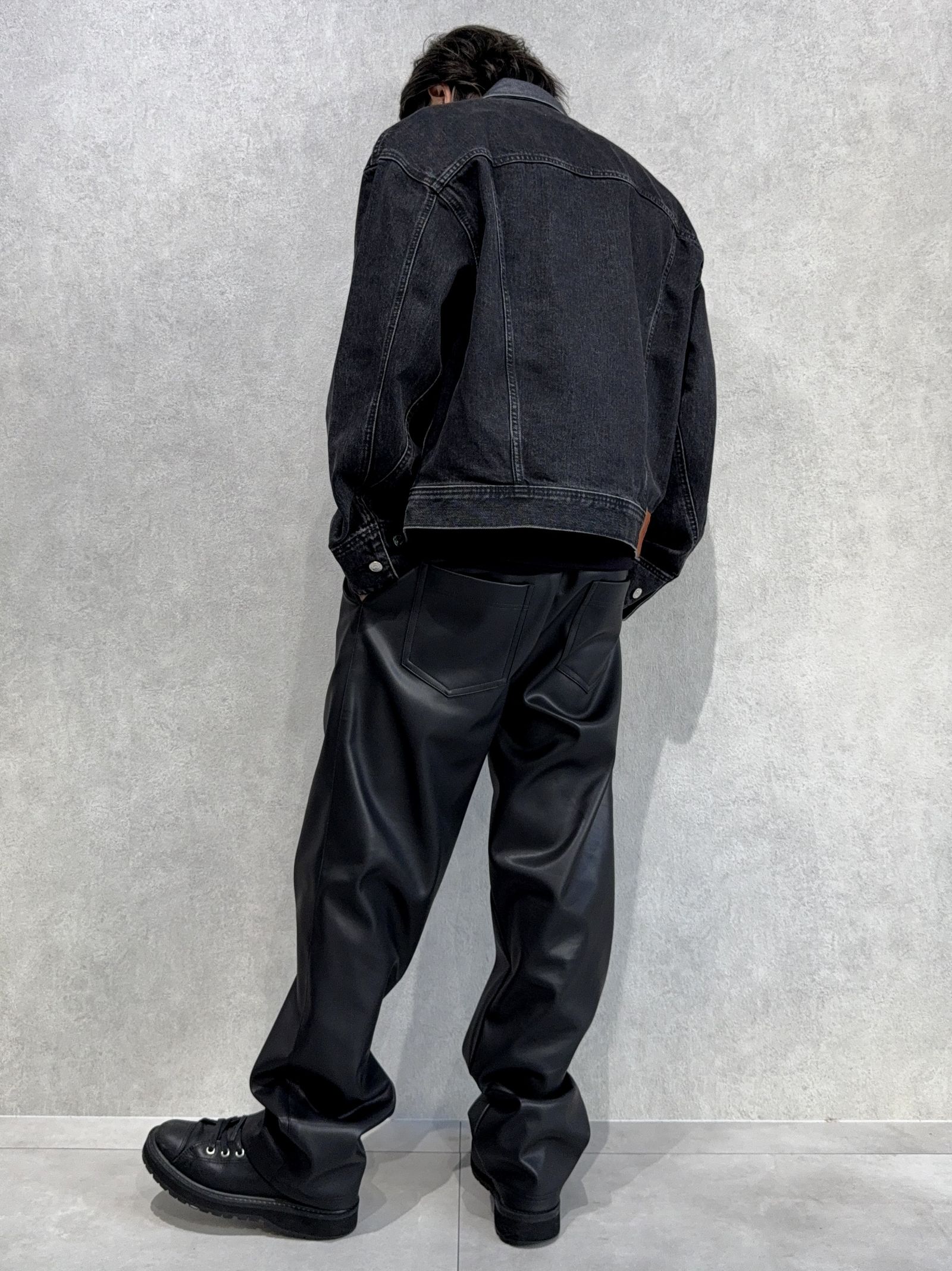 80s アイコントラッカー205ブラックシャインデニムジャケット / 4RD738G / 01H(ブラック)