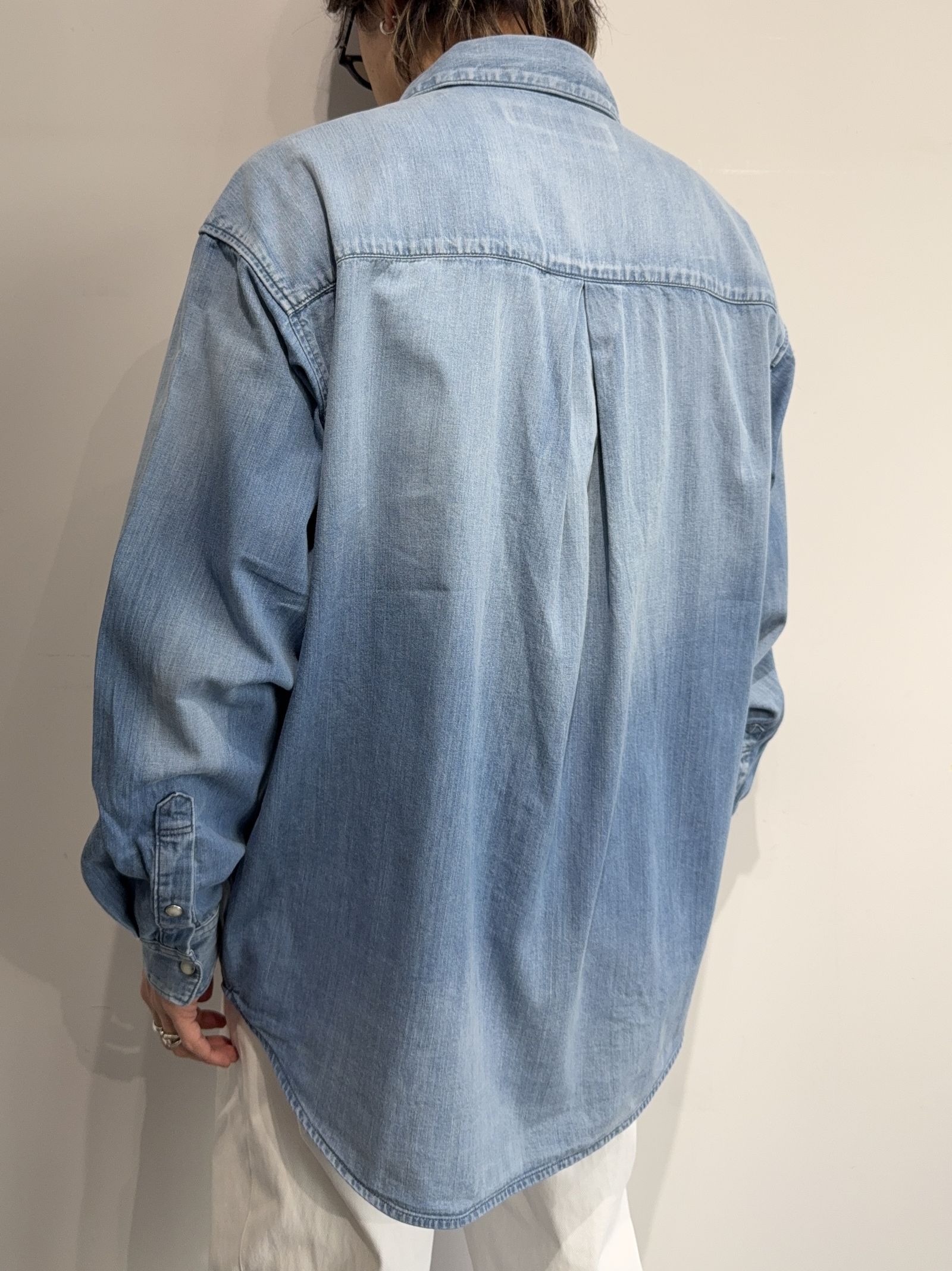 DENIM JACK SHIRTS / RC35-SH-001D / オーバーデニムシャツ / インディゴユーズド