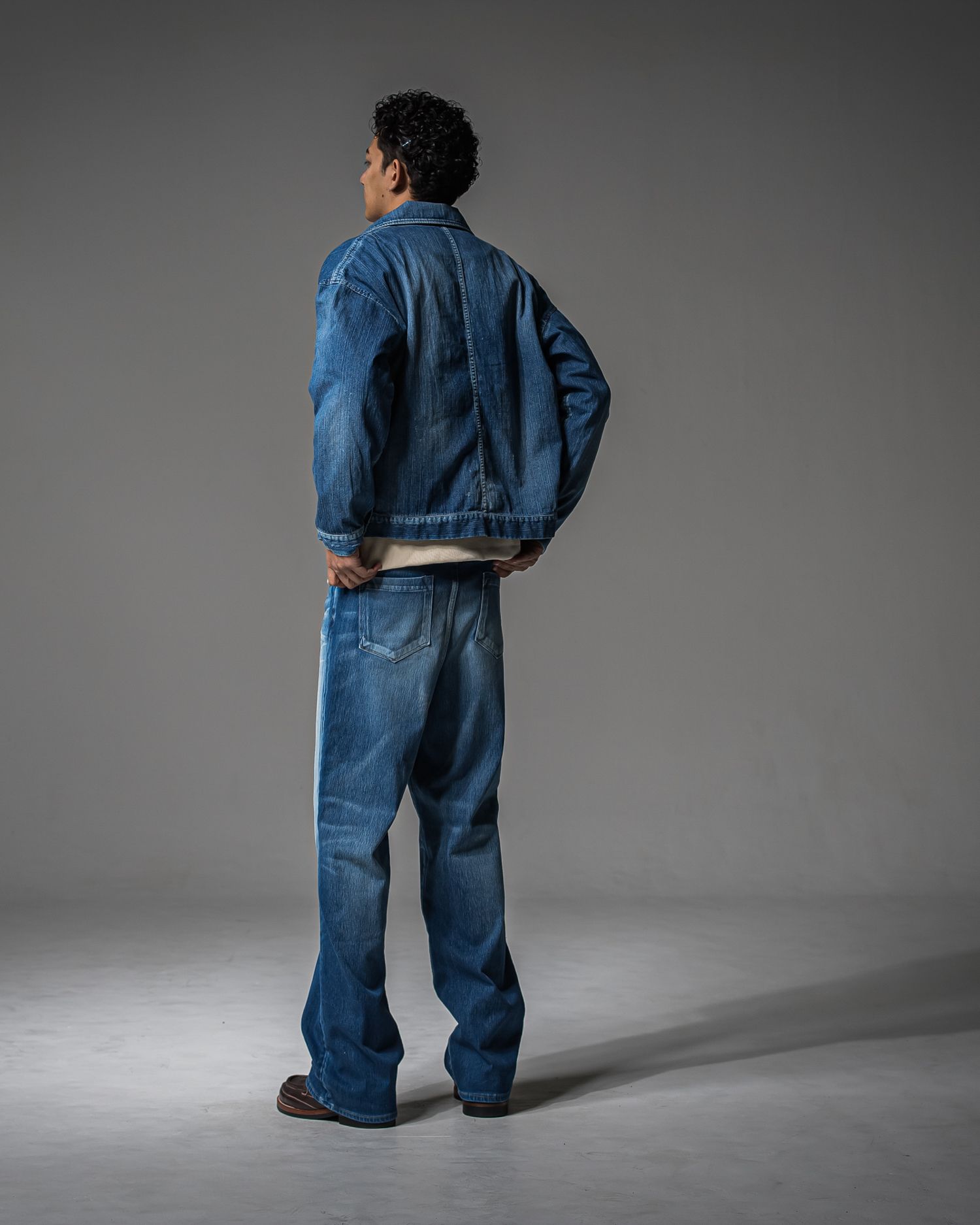KING DENIM JERSEY / RC37-ST-005 / デニムジャージ バギーワイドパンツ / ライトインディゴ