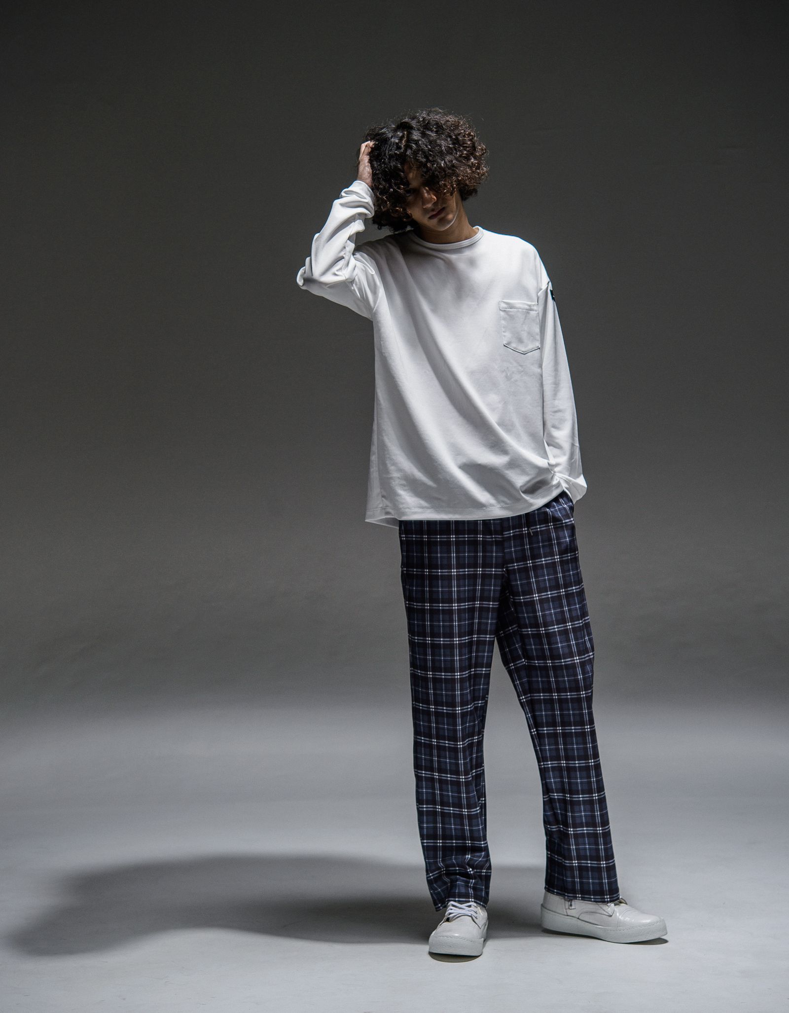 DOUBLE LOOSE POCKET LONG TEE / RC21-T-003 / ロングスリーブTシャツ