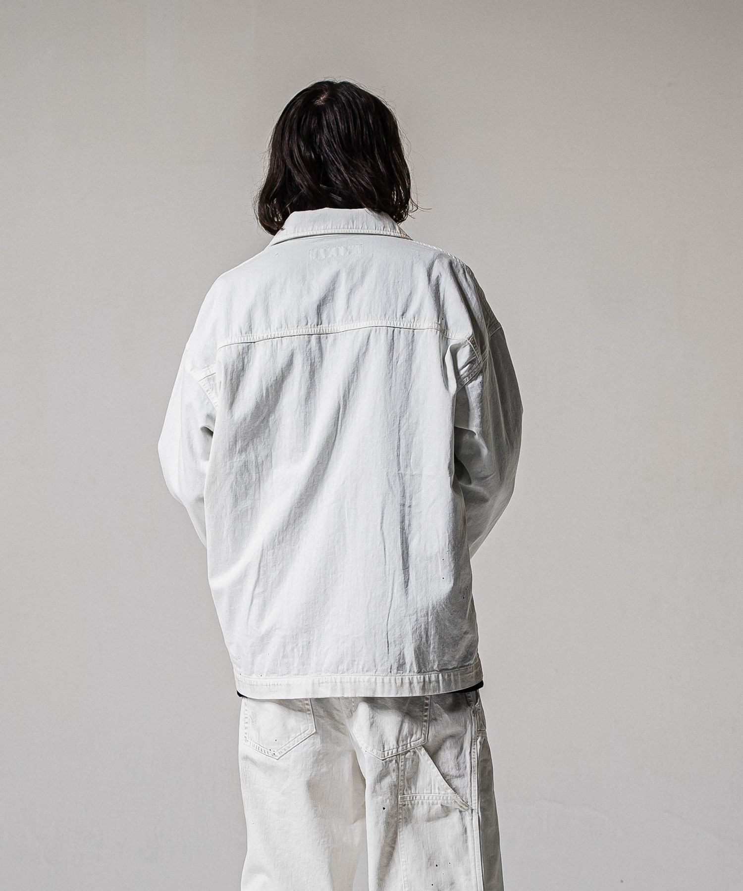 RC CAVER ALL / RC39-JK-004 / デニムカバーオール / ホワイト (2月中旬入荷予定)