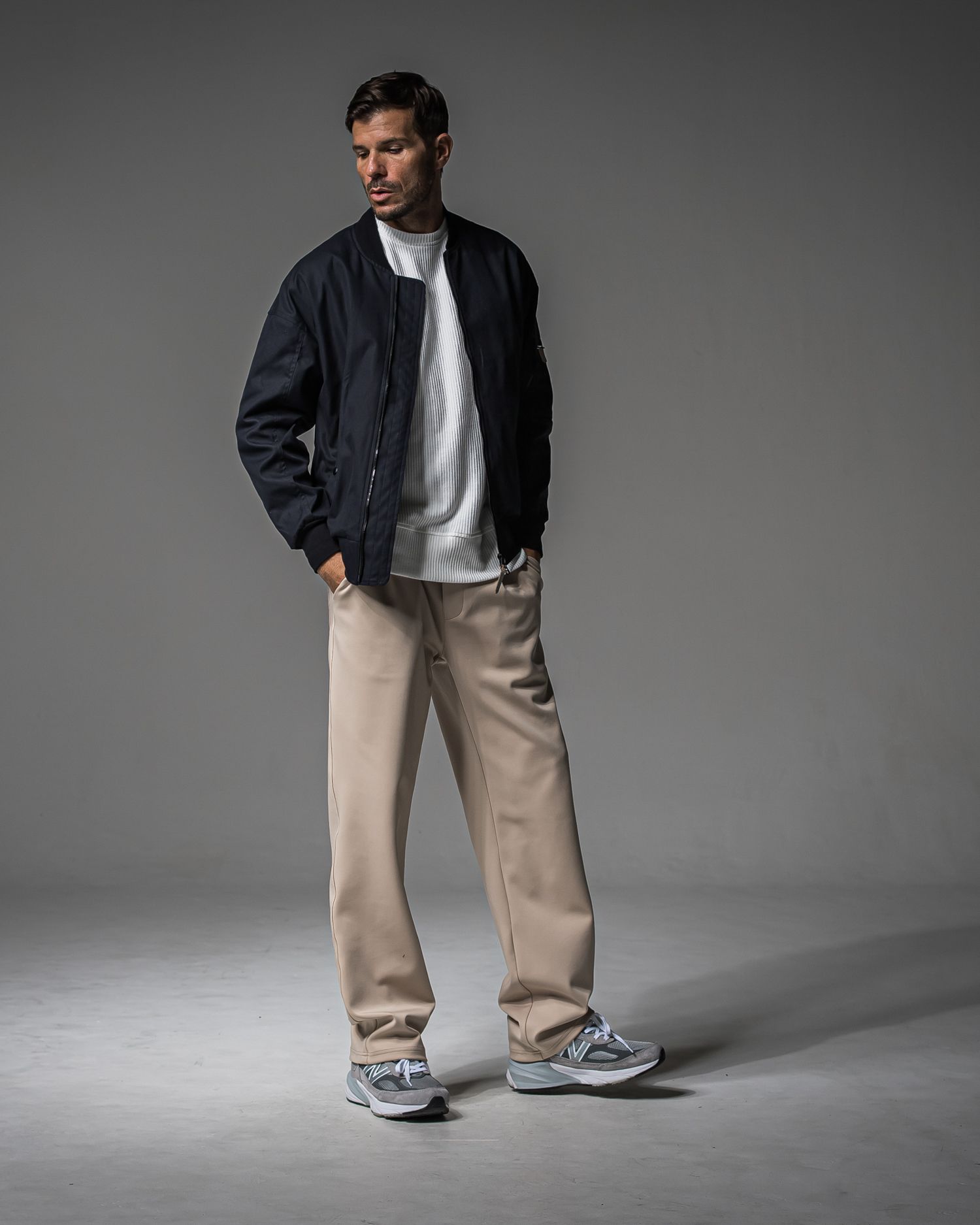 CHRIS EASY WIDE TUCK PANTS / RC37-ST-016WT / ワイドタックパンツ / ベージュ