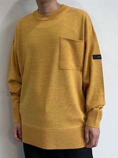 POCKET OVER SWEATER / RC30-K-002 / ポケットルーズニット / キャメル
