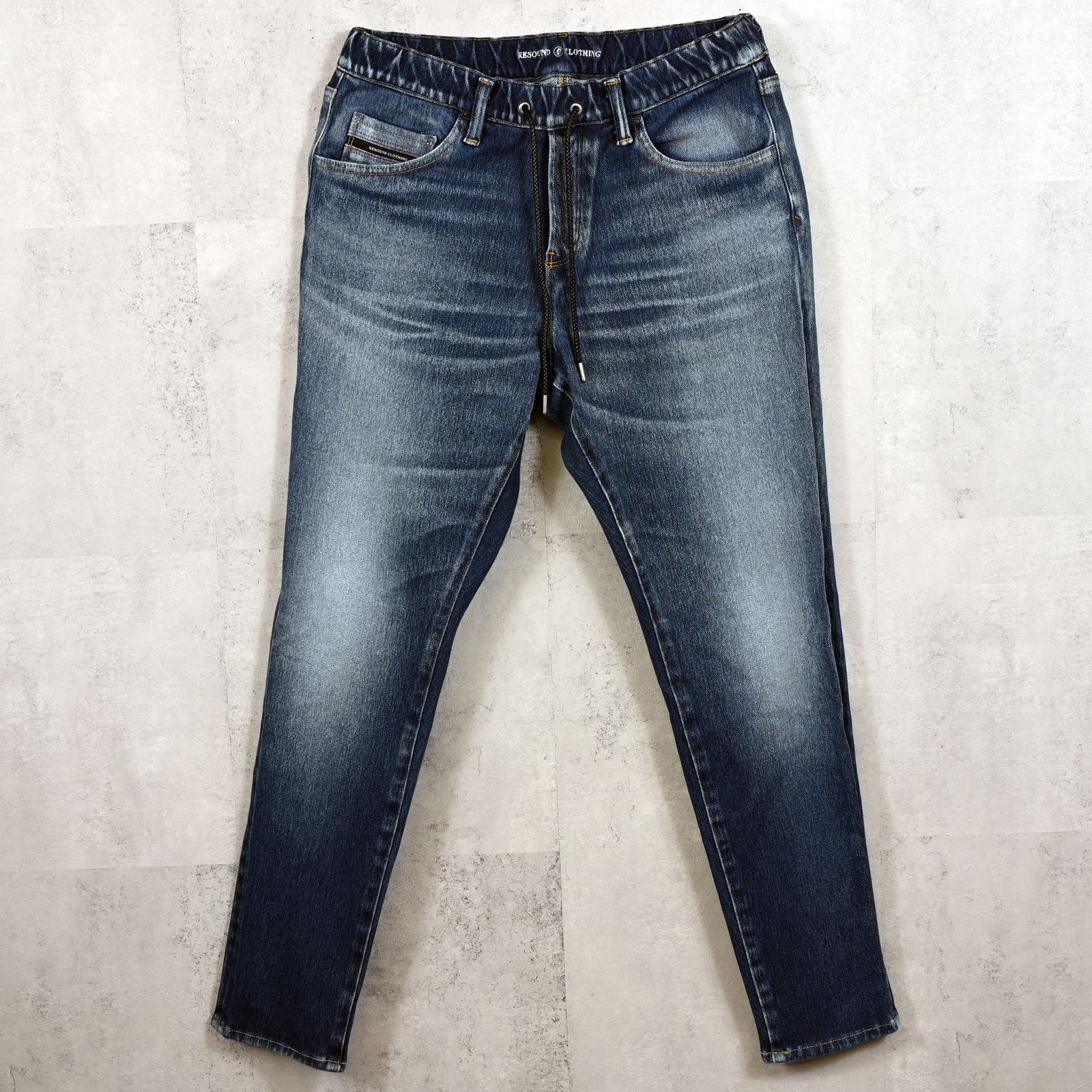MICK DENIM JERSEY / RC37-ST-020 / デニムジャージテーパードパンツ / ダークインディゴ (9月上旬入荷予定)