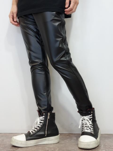 【※期間限定販売※】 BLIND LINE PT / BASIC-ST-008 / レザーラインパンツ