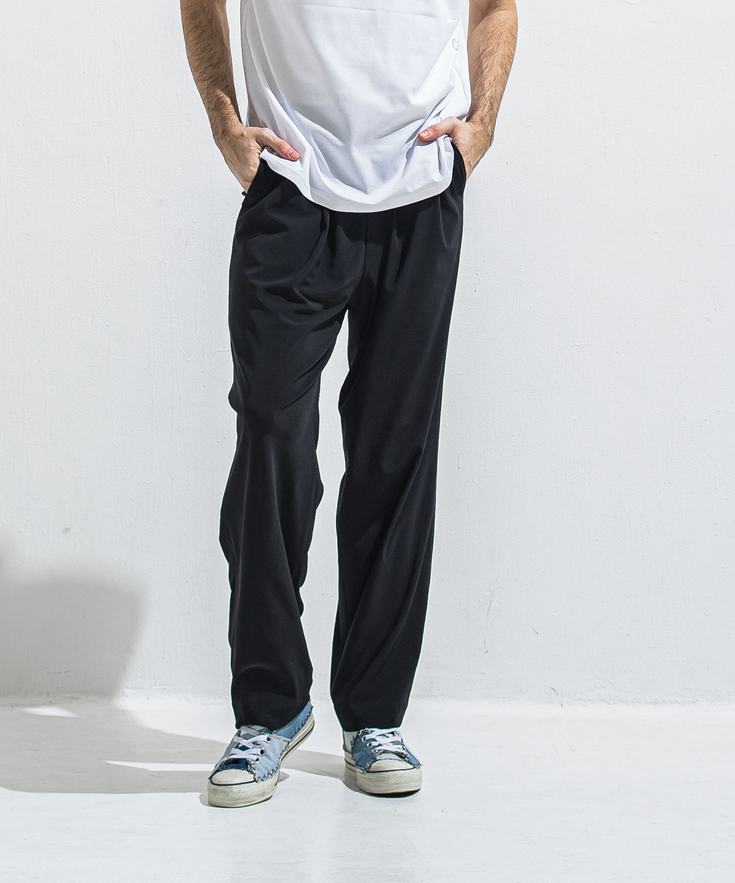 BEN PANTS / RC40-ST-038 / スーパーワイドパンツ / ブラック (5月中旬入荷予定)