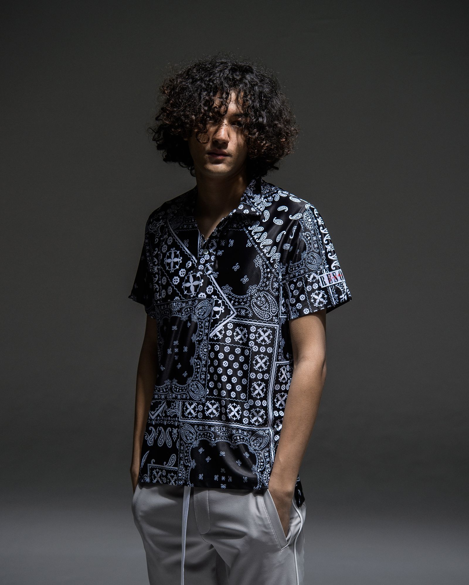 BANDANA RUSH POLO / RC21-T-005 / バンダナラッシュガードポロシャツ