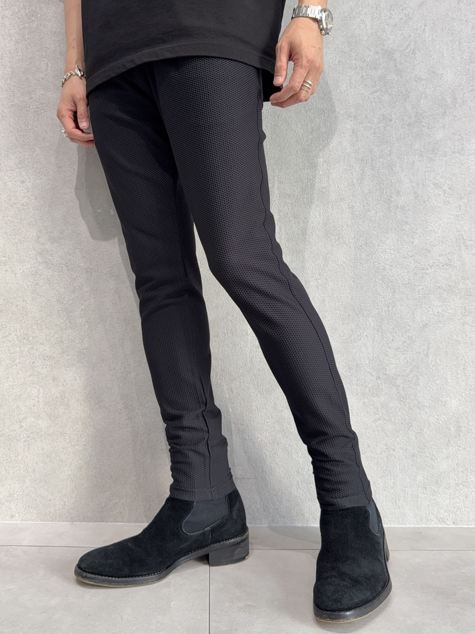 CHRIS EASY TUCK PANTS / RC40-ST-016T / イージータックパンツ / メッシュブラック