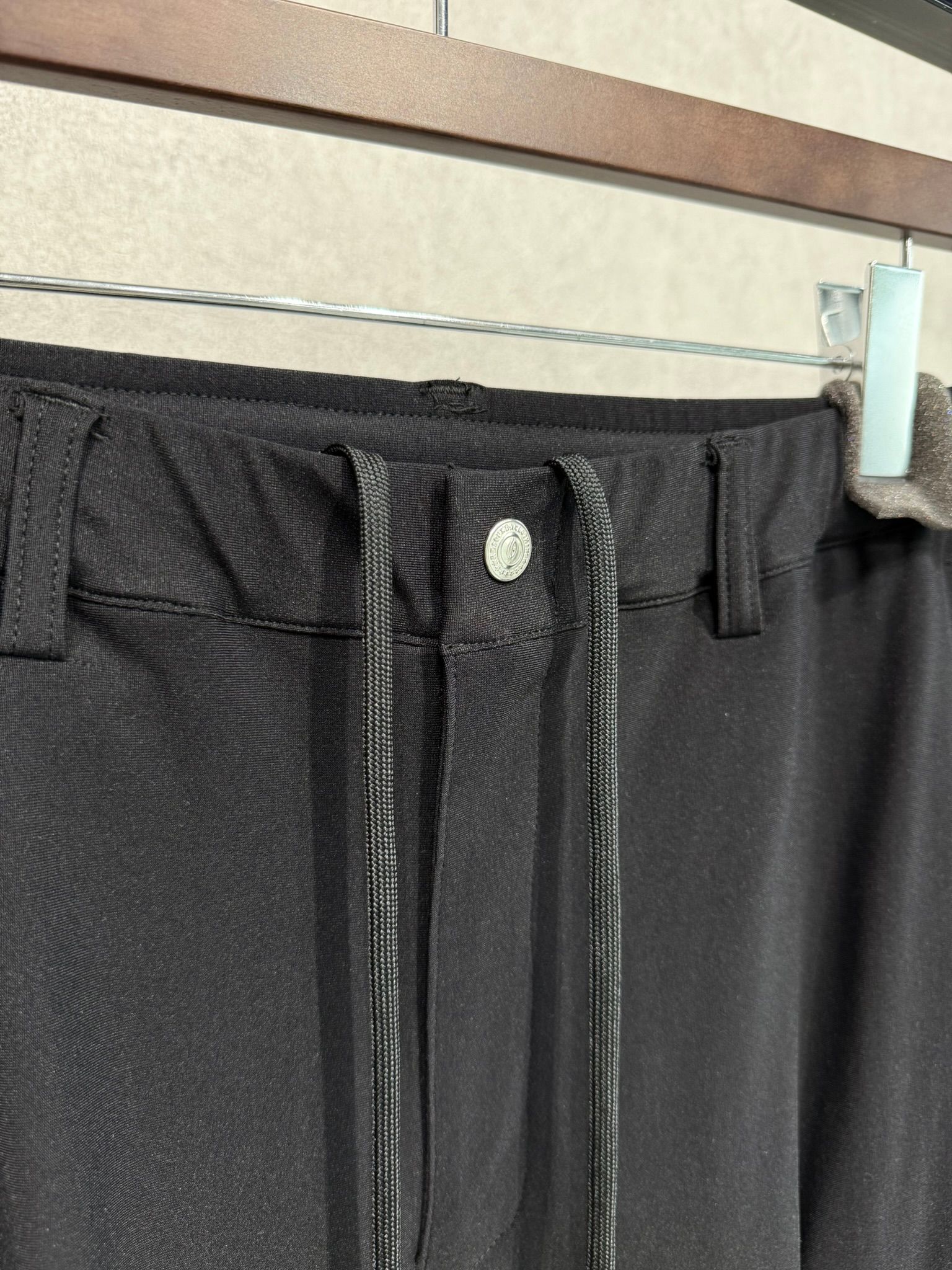 DAVID NYLON CARGO PANTS / RC36-ST-040 / ミリタリーナイロン裾ゴムカーゴパンツ / ブラック