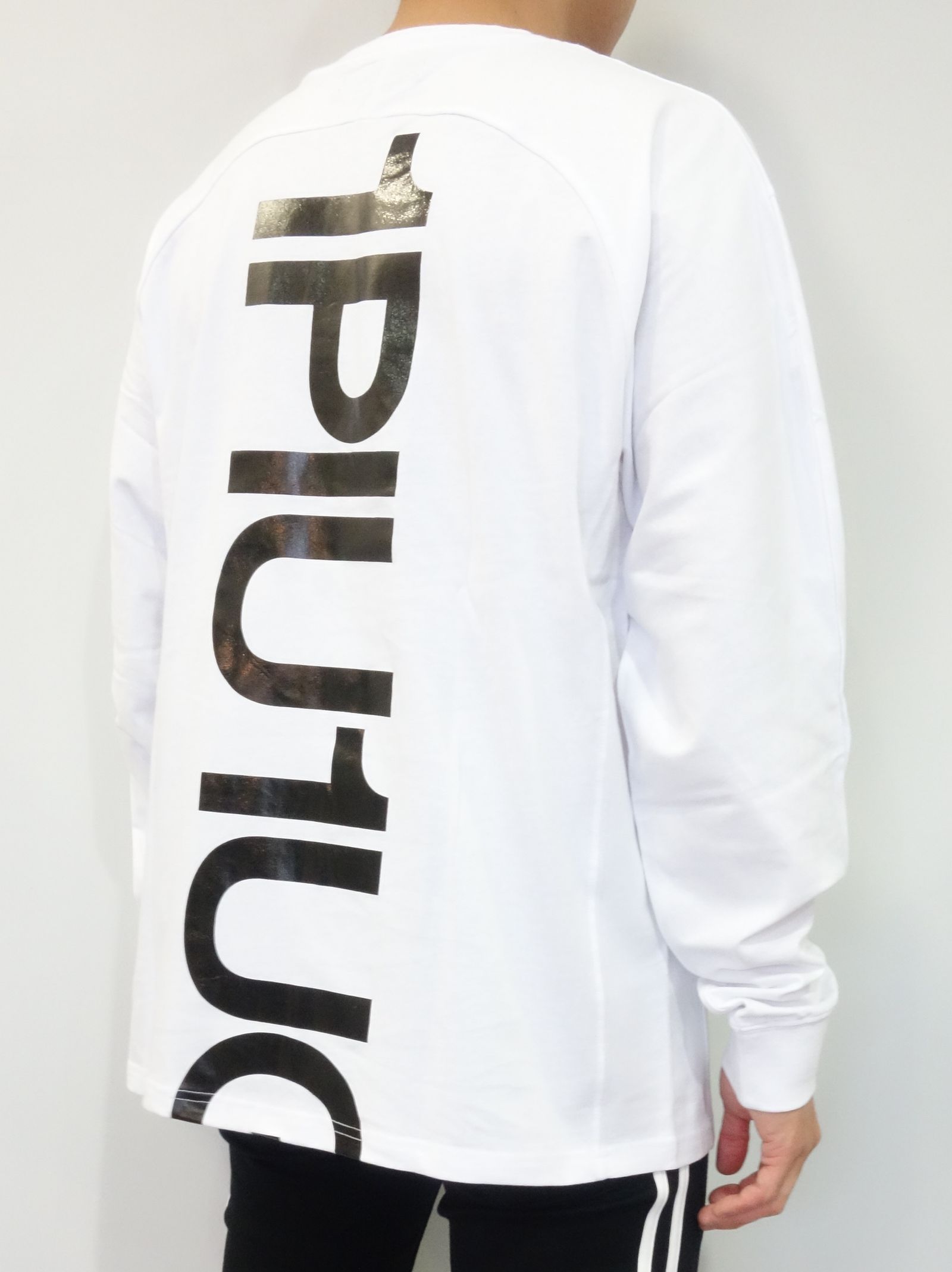 バックプリントビッグロングTシャツ / ust-20021